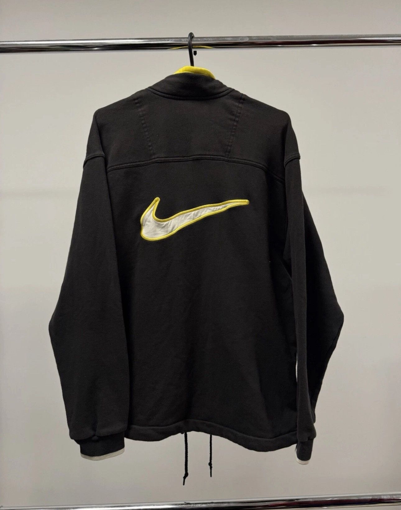 Nike × Vintage Vintage Nike Full Zip Sweatshirt Big Swoosh 90S Size US M / EU 48-50 / 2 - 2 Thumbnail