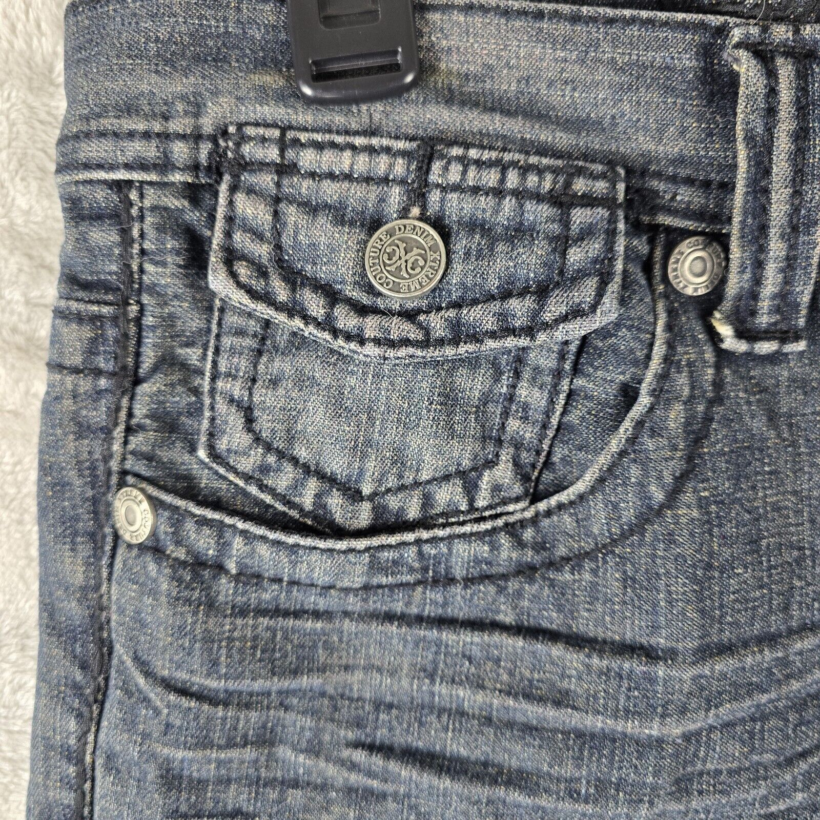 Other Y2K Xtreme Couture Distressed Blue Jean Shorts Sz 32 Baggy Size US 32 / EU 48 - 4 Thumbnail