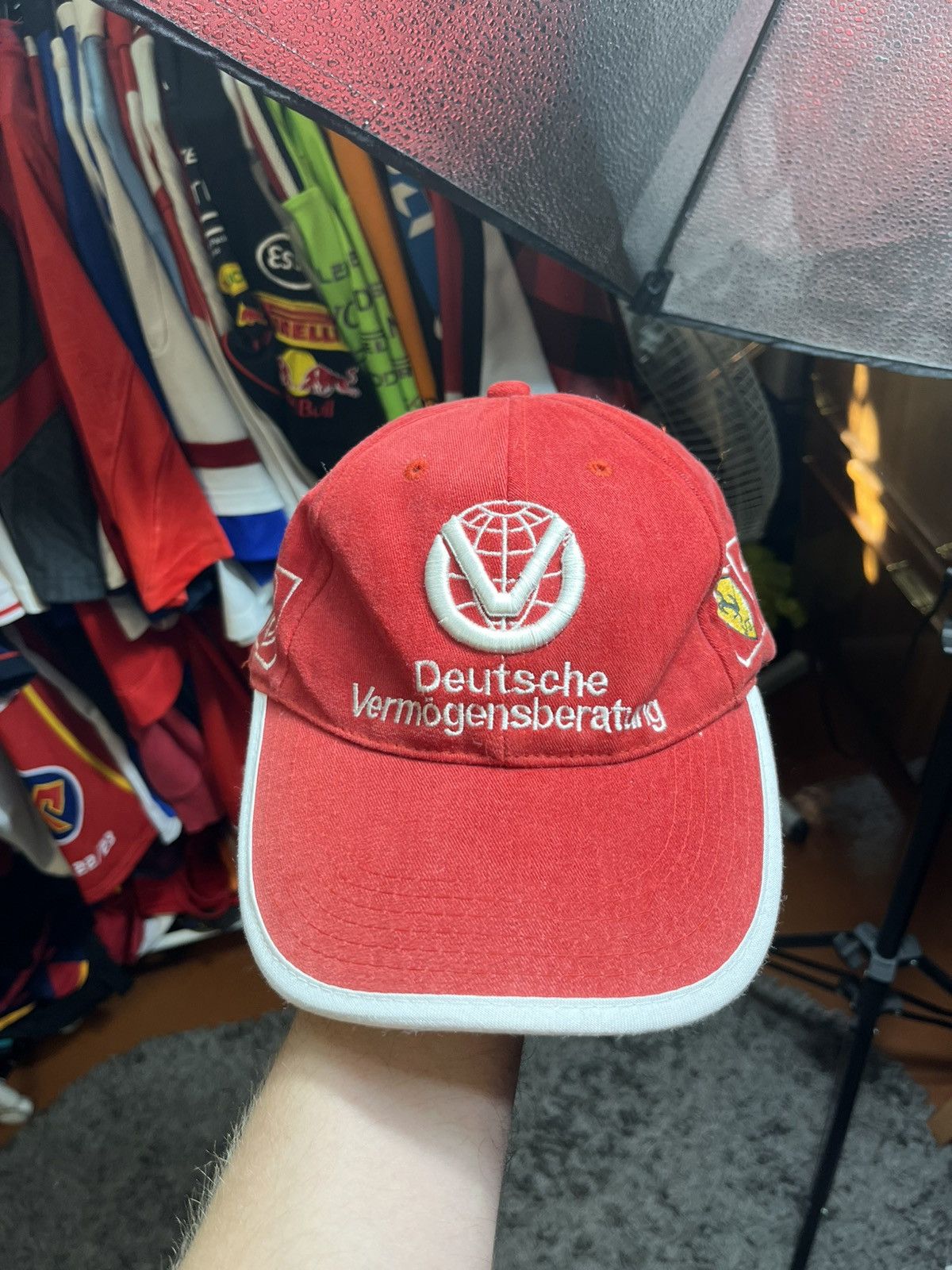 Ferrari FERRARI VINTAGE RACING GERMANY CAP Y2K Size ONE SIZE - 2 Thumbnail