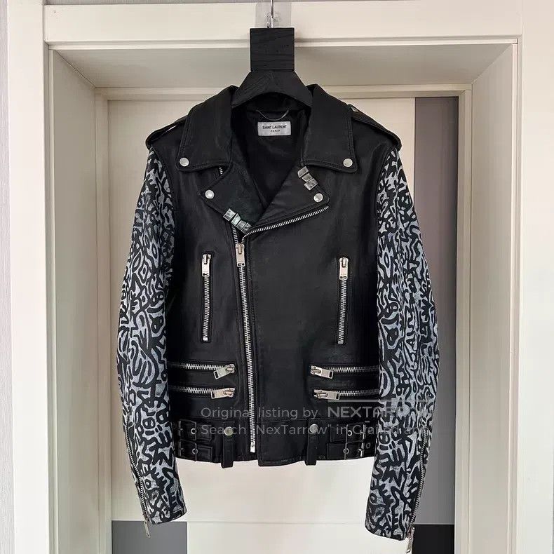 Saint Laurent Paris leather jacket Size US S / EU 44-46 / 1 - 1 Thumbnail