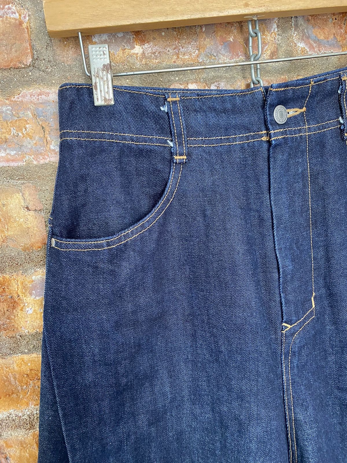 Vtg Zucca by Issey Miyake Baggy Wide Leg half selvedge pants