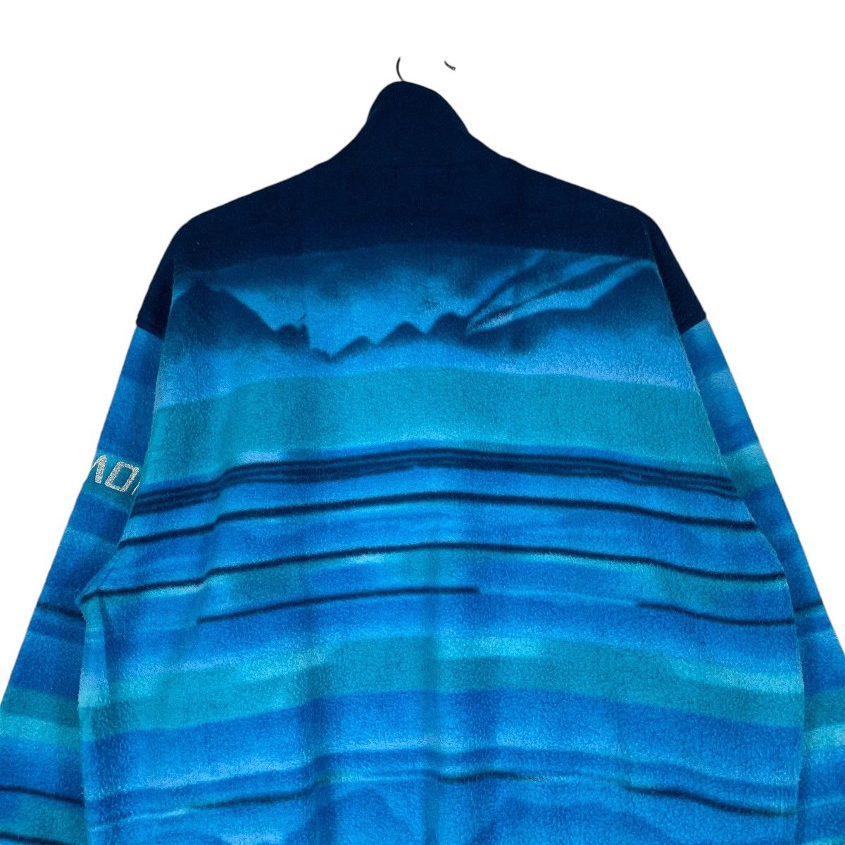 SALOMON Half Zip Pullover Blue Fleece #1360-C61