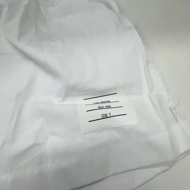 Thom Browne Thom Browne Men's Comfortable White Boxer Shorts -2507 Size US 26 / EU 42 - 6 Thumbnail