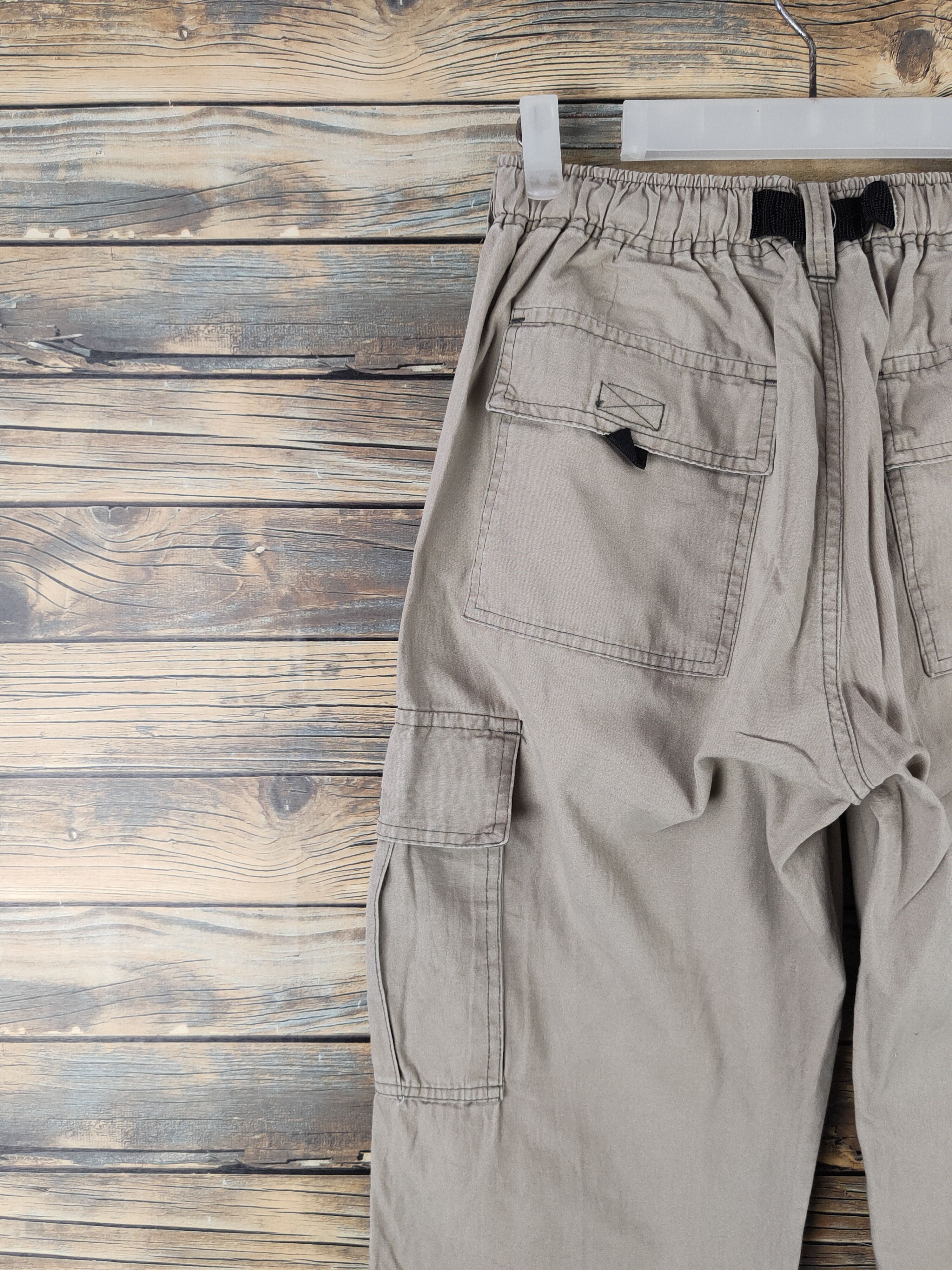 Japanese Brand DL Japanese Brand Beige Multipocket Cargo Pants #2335 Size US 31 - 8 Thumbnail