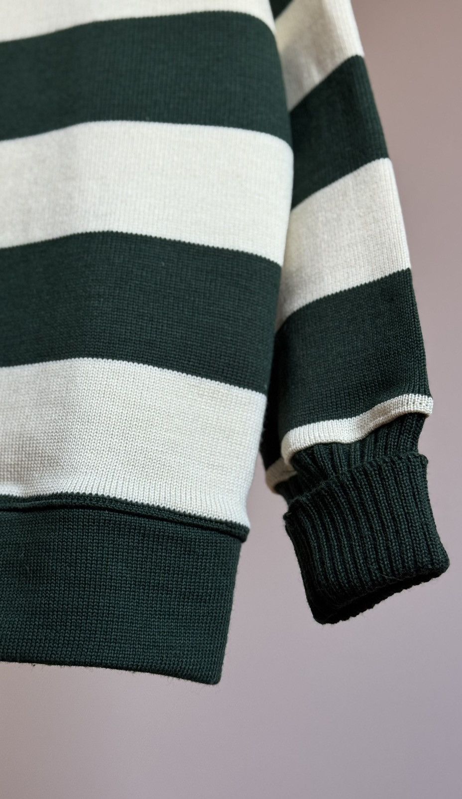 Dehen 1920 Dehen 1920 Wool Sweaters Striped Naval Crew Size US M / EU 48-50 / 2 - 4 Thumbnail