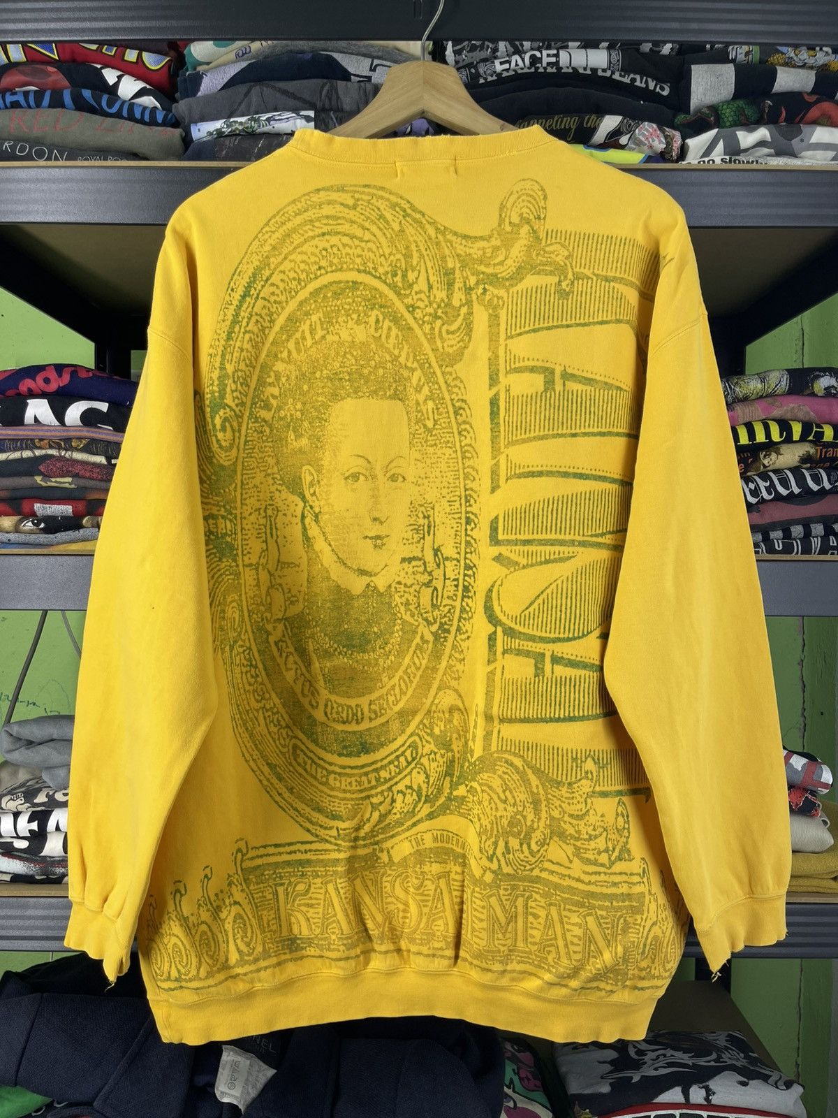 Kansai Yamamoto Vintage 80's-90's Kansai Man The Modernist Design Sweatshirt Size US L / EU 52-54 / 3 - 8 Thumbnail