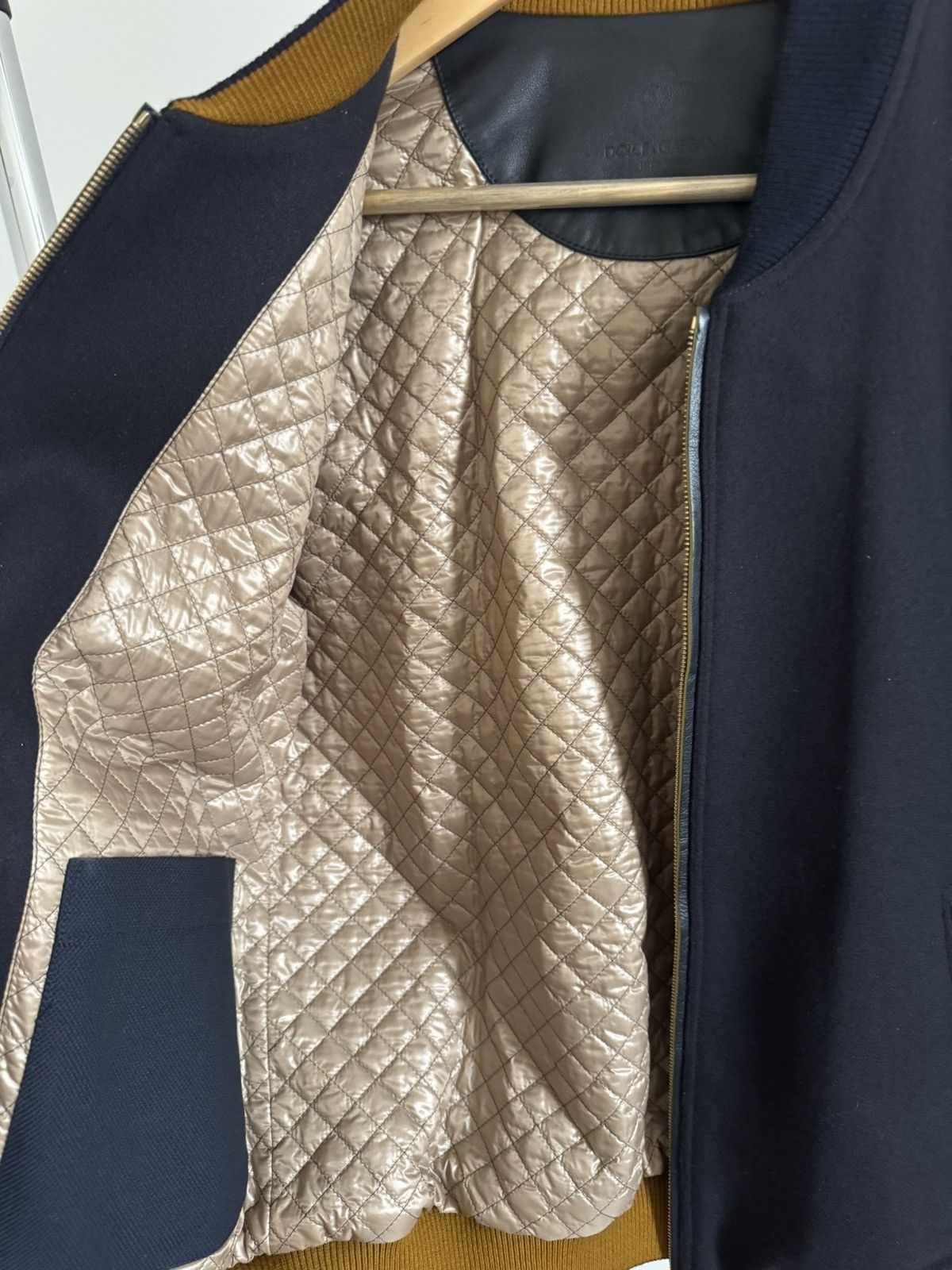 Dolce & Gabbana Luxury Wool Jacket with Gold Stitching Size US M / EU 48-50 / 2 - 13 Thumbnail