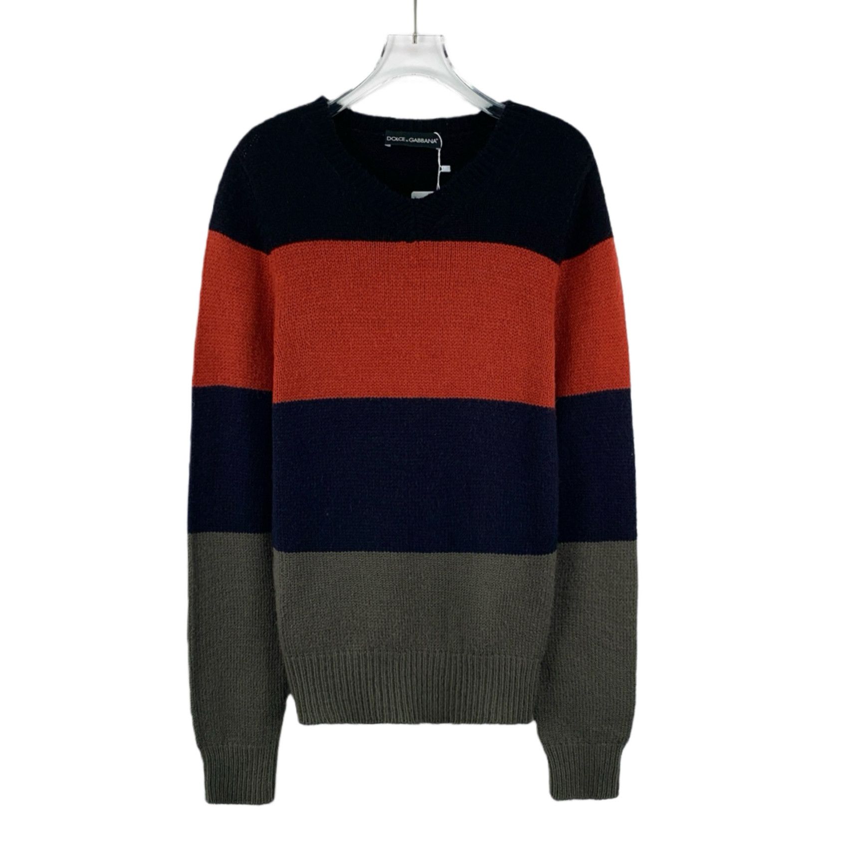 Dolce & Gabbana Dolce & Gabbana Colorblock Wool Knit Size US S / EU 44-46 / 1 - 1 Thumbnail