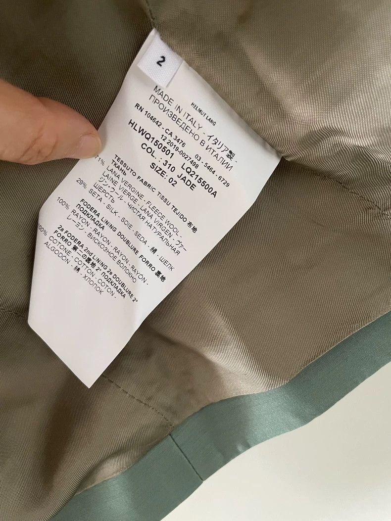 Helmut Lang helmut lang size 2 High-grade silk wool fabric jacket 2504 Size M / US 6-8 / IT 42-44 - 5 Thumbnail