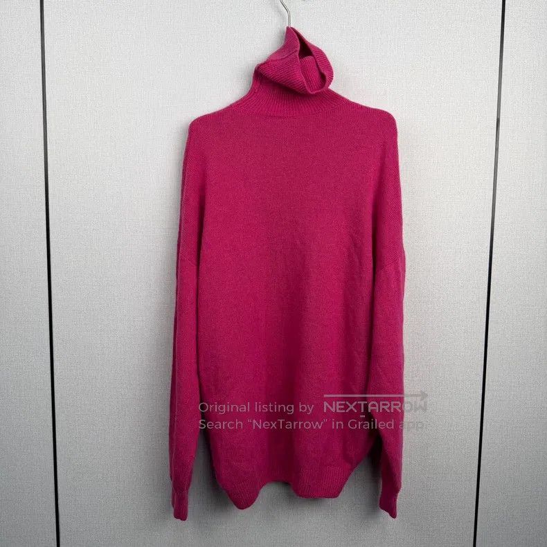 Balenciaga Balenciaga High-neck wheat sheaf logo cashmere sweater Size US S / EU 44-46 / 1 - 2 Thumbnail