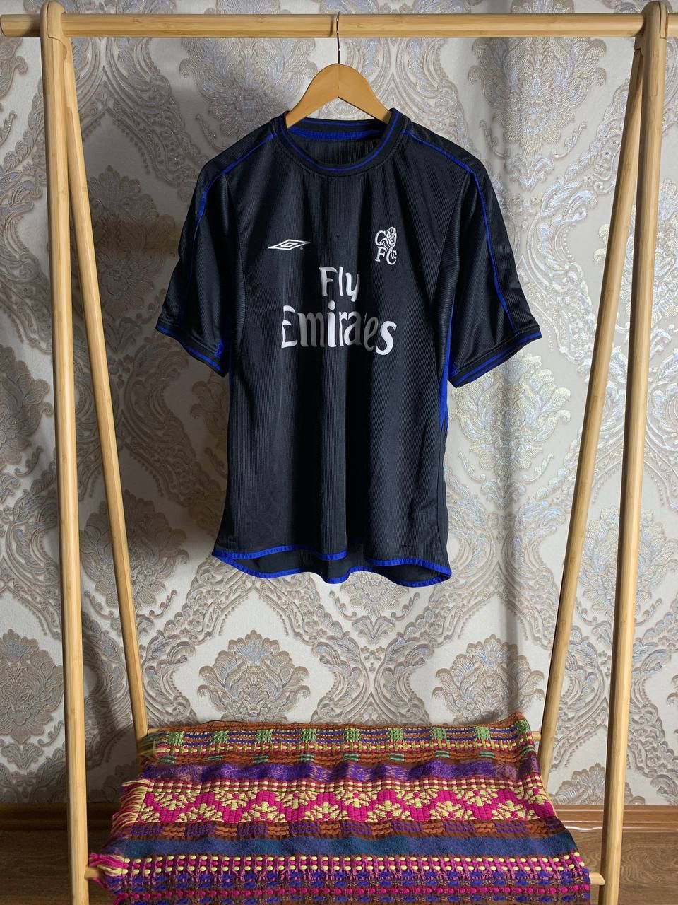 Vintage Very Rare Umbro FC Chelsea London England Soccer Jersey 90s Size US L / EU 52-54 / 3 - 1 Thumbnail