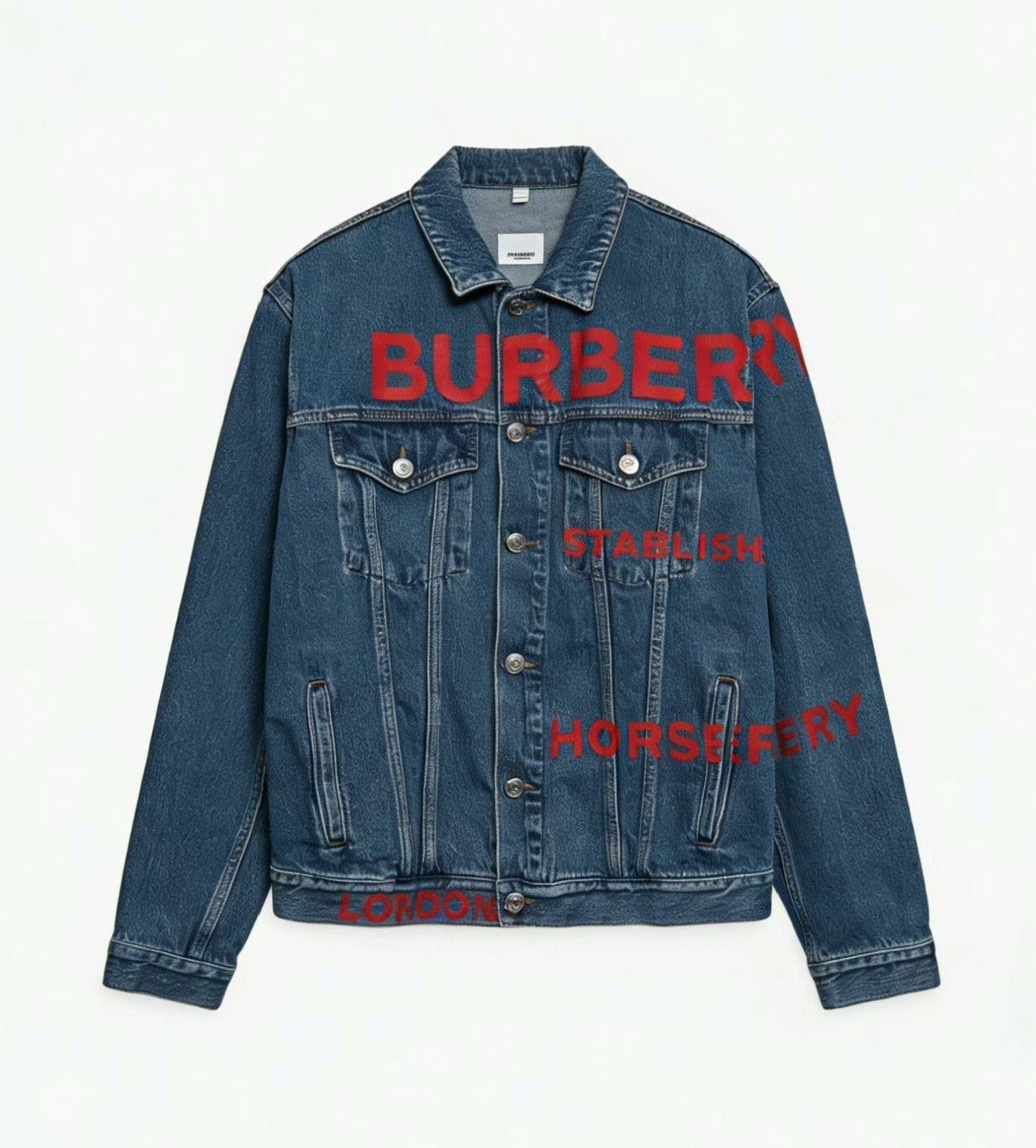Burberry burberry blue denim logo jacket limited edition Size US L / EU 52-54 / 3 - 1 Thumbnail