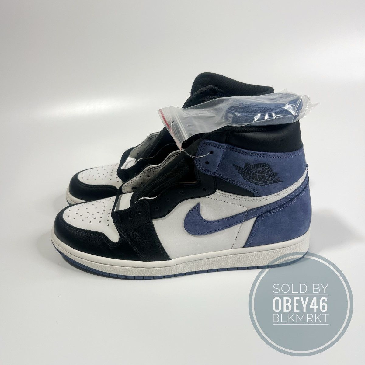 Jordan Brand Air Jordan 1 High Retro Blue Moon Size US 9.5 / EU 42-43 - 1 Thumbnail