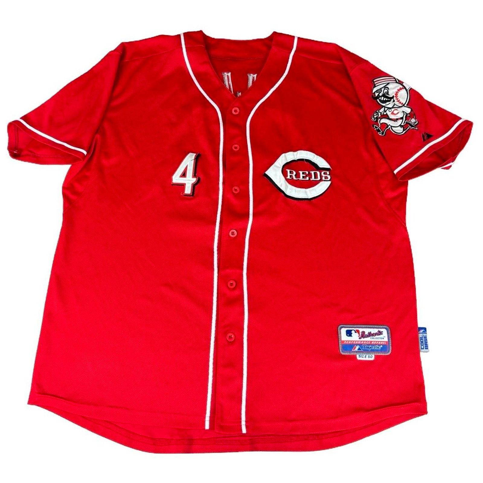 Vintage 90s MLB Cincinnati Reds Majestic Baseball outlet Jersey