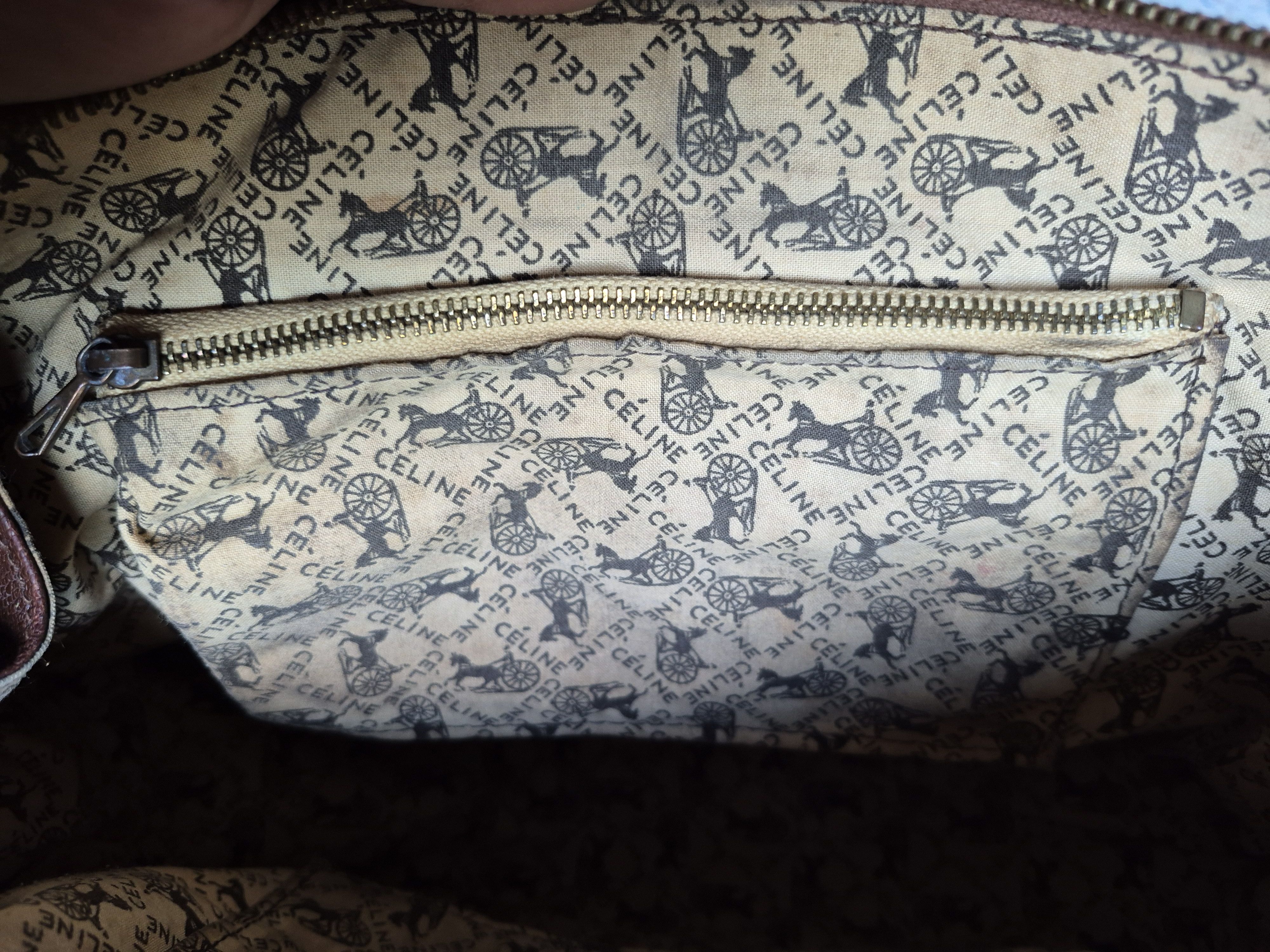 Celine Rare Vintage Celine saddle bag shoulder bag Size ONE SIZE - 16 Thumbnail