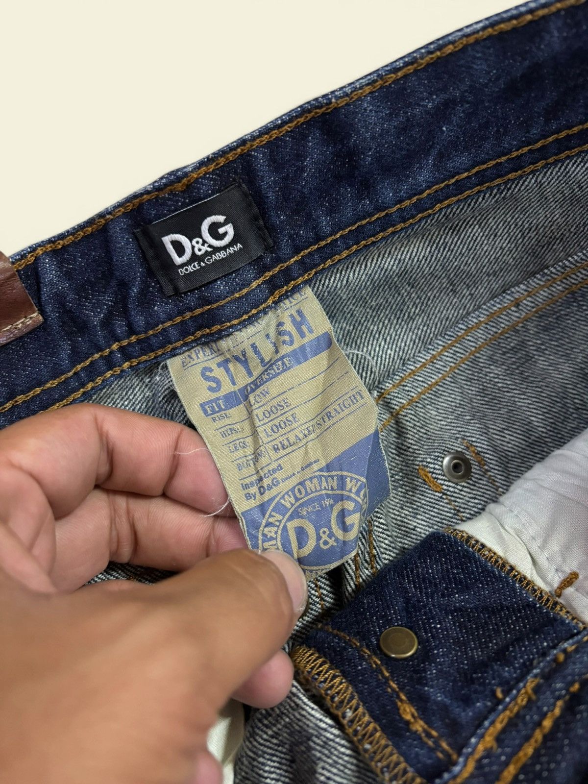 Dolce & Gabbana Italy Dolce & Gabbana Distress Faded Jeans Size US 29 - 11 Thumbnail