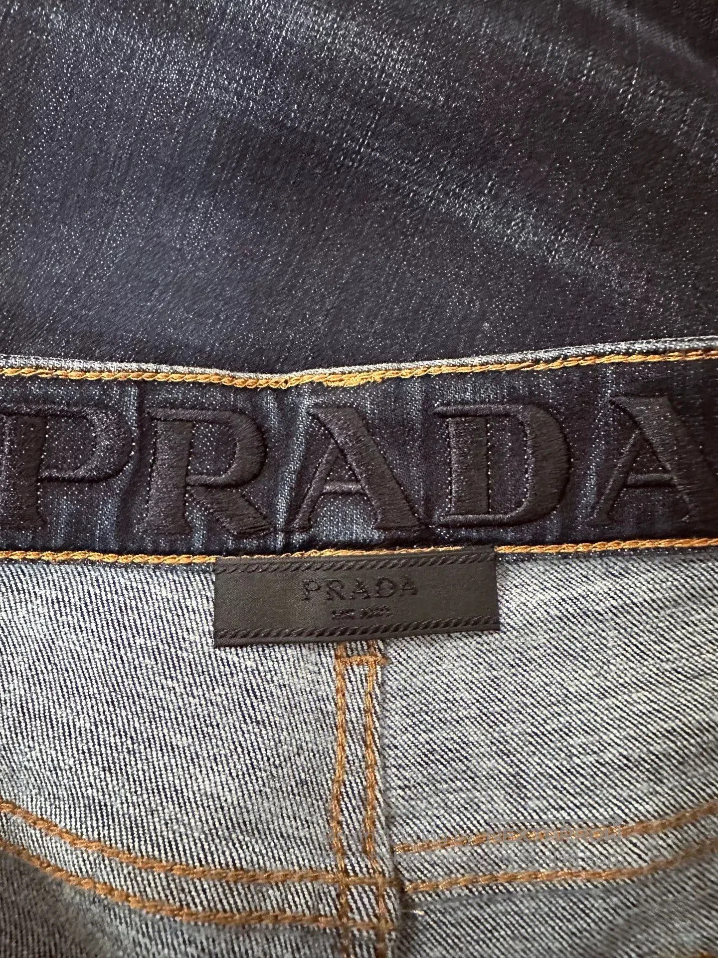 Prada PRADA Dark Blue Jeans Size 31. Size 31" - 7 Thumbnail