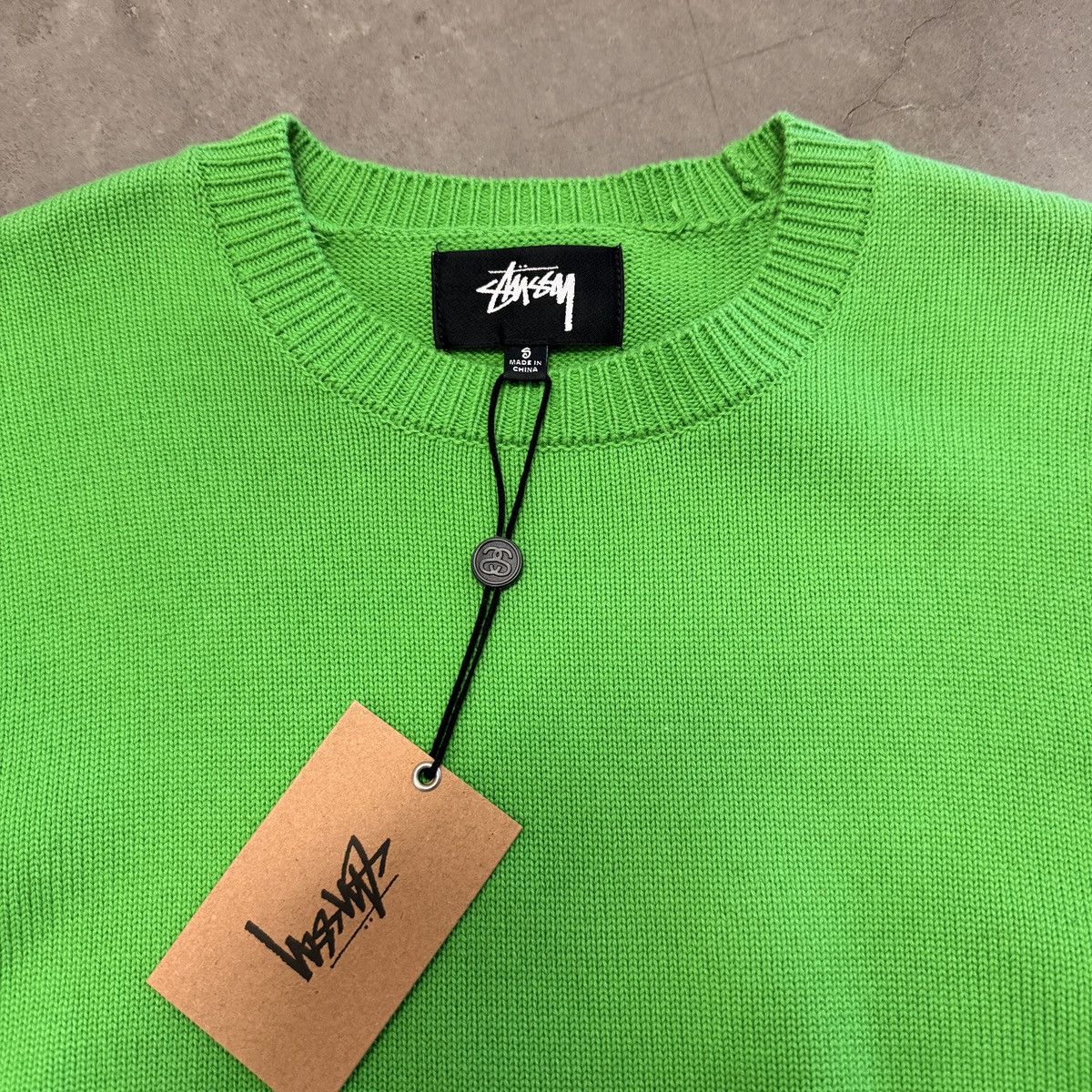Stussy BRAND NEW Stussy Green Crown Knit Sweater Size US S / EU 44-46 / 1 - 4 Thumbnail