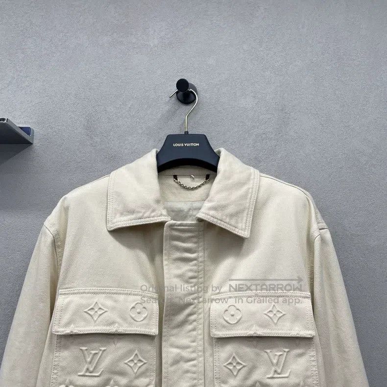 Louis Vuitton Louis Vuitton Lumberjack embossed dark beige jacket Size US S / EU 44-46 / 1 - 4 Thumbnail