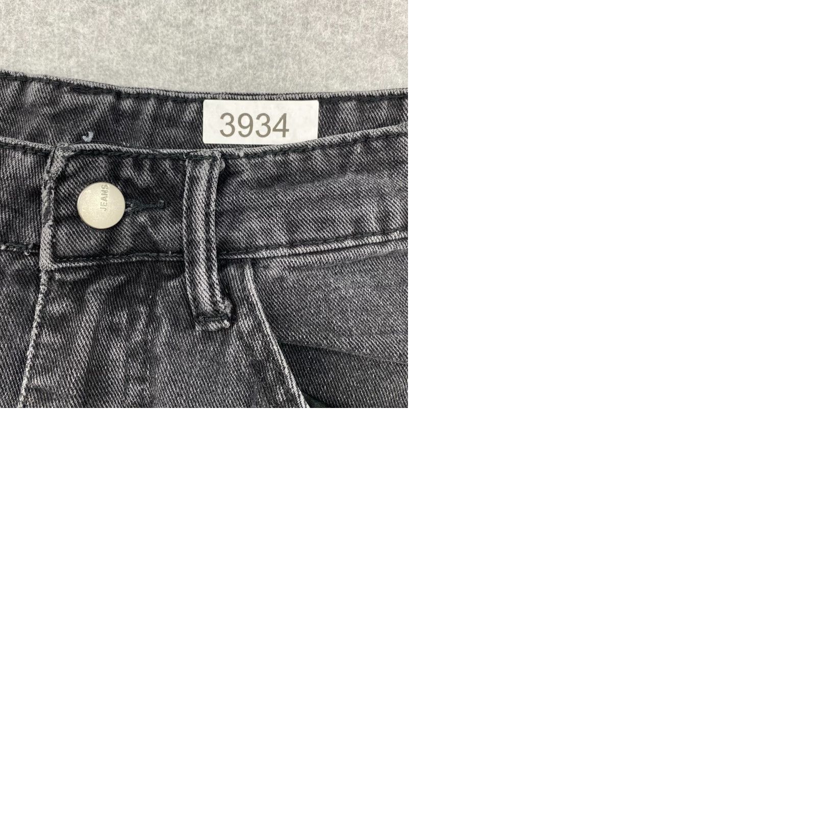 Shein Shein Wonderful Jeans Womens M Black Hi-Rise Wide-Leg Distressed Denim Size 32" / US 10 / IT 46 - 10 Thumbnail