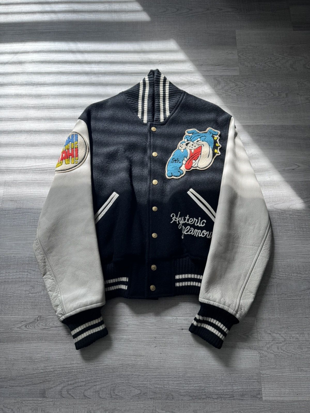 HYSTERIC GLAMOUR x WDS VARSITY JACKET ウィンダンシー い出のひと時