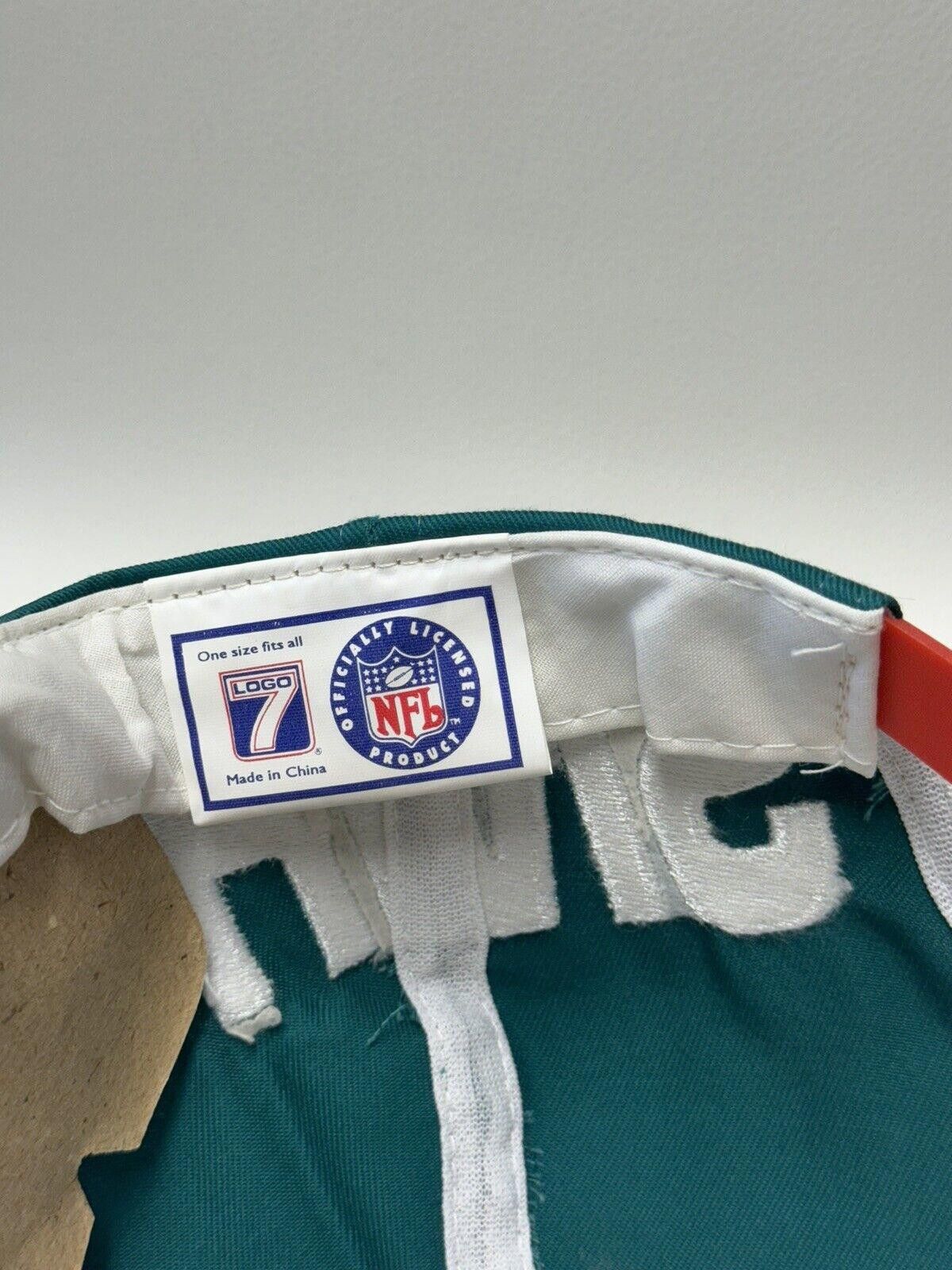 Logo 7 × NFL × Vintage Vintage NWT NFL Miami Dolphins Logo 7 SnapBack Hat Size ONE SIZE - 9 Thumbnail