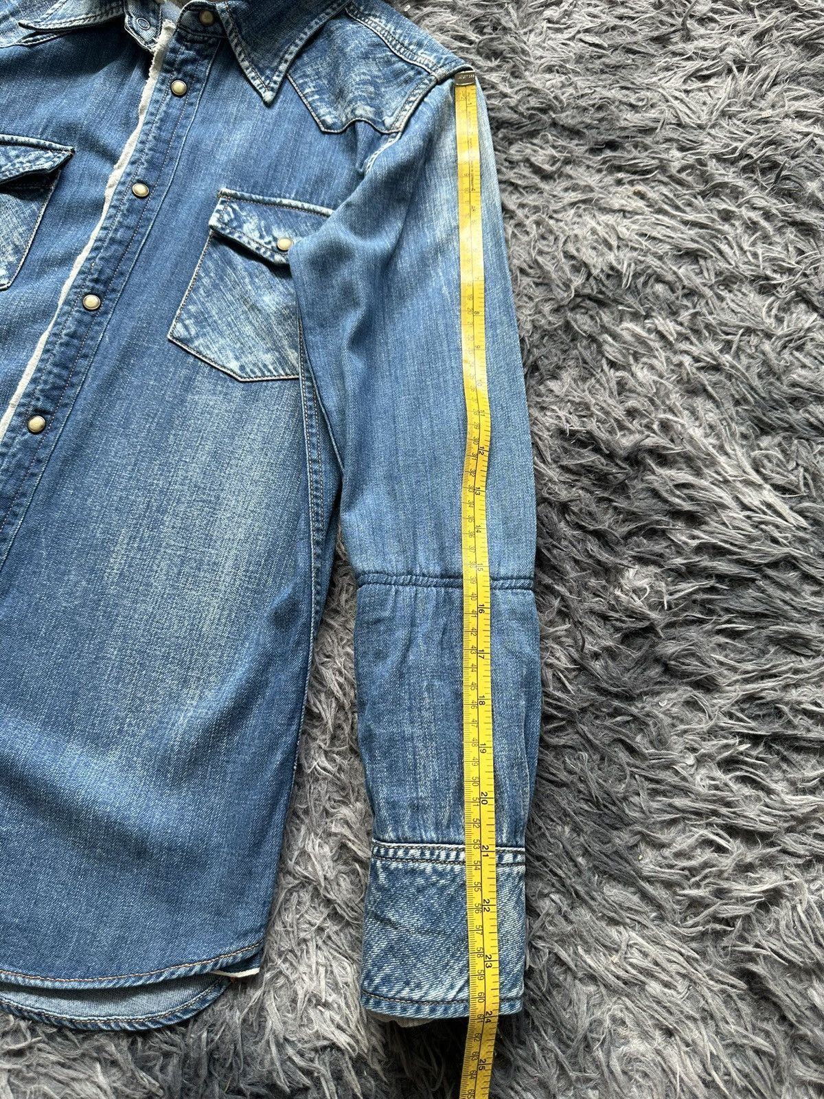 Le Grande Bleu (L.G.B.) 09/10AW - Charmcult '' Last Collection'' denim shirt Size US M / EU 48-50 / 2 - 13 Thumbnail