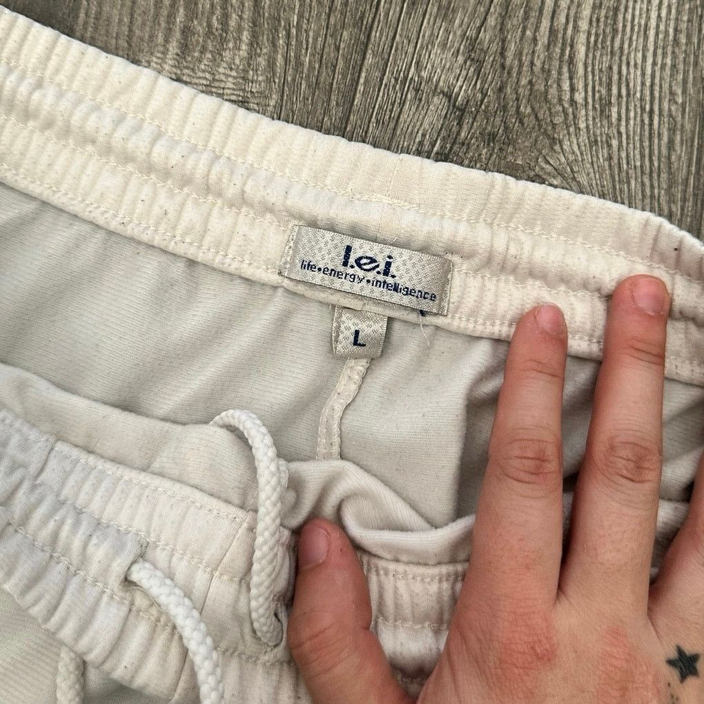 Other L.E.I white green striped gym shorts active Size 30" / US 8 / IT 44 - 3 Thumbnail