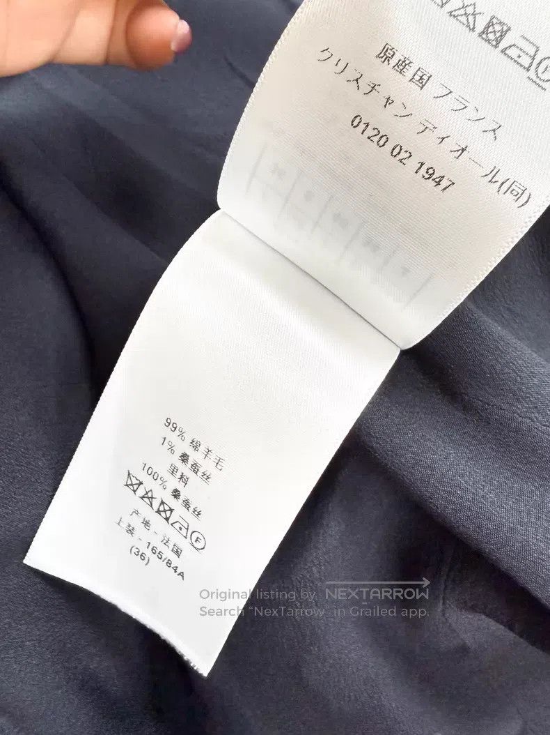 Dior Dior Thousand-bird check waisted suit jacket Size XS / US 0-2 / IT 36-38 - 7 Thumbnail