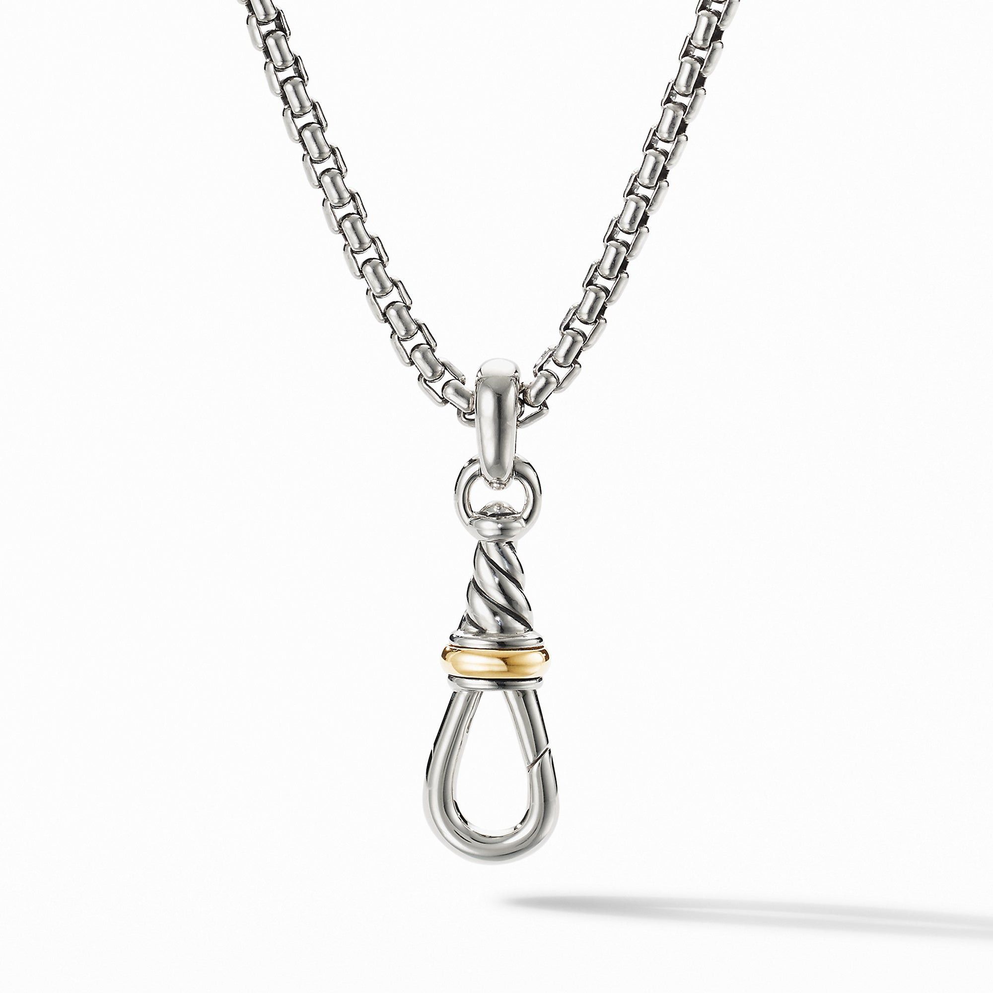 David Yurman o1w1db10325 Size:OS/ Medium Cable Amulet in Silver Size ONE SIZE - 1 Thumbnail