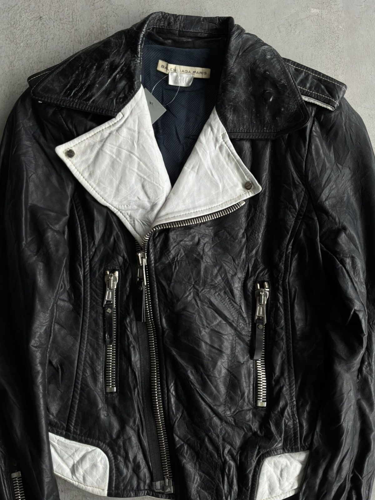 Balenciaga Balenciaga - Joyce Leather Biker Jacket Size XS / US 0-2 / IT 36-38 - 5 Thumbnail