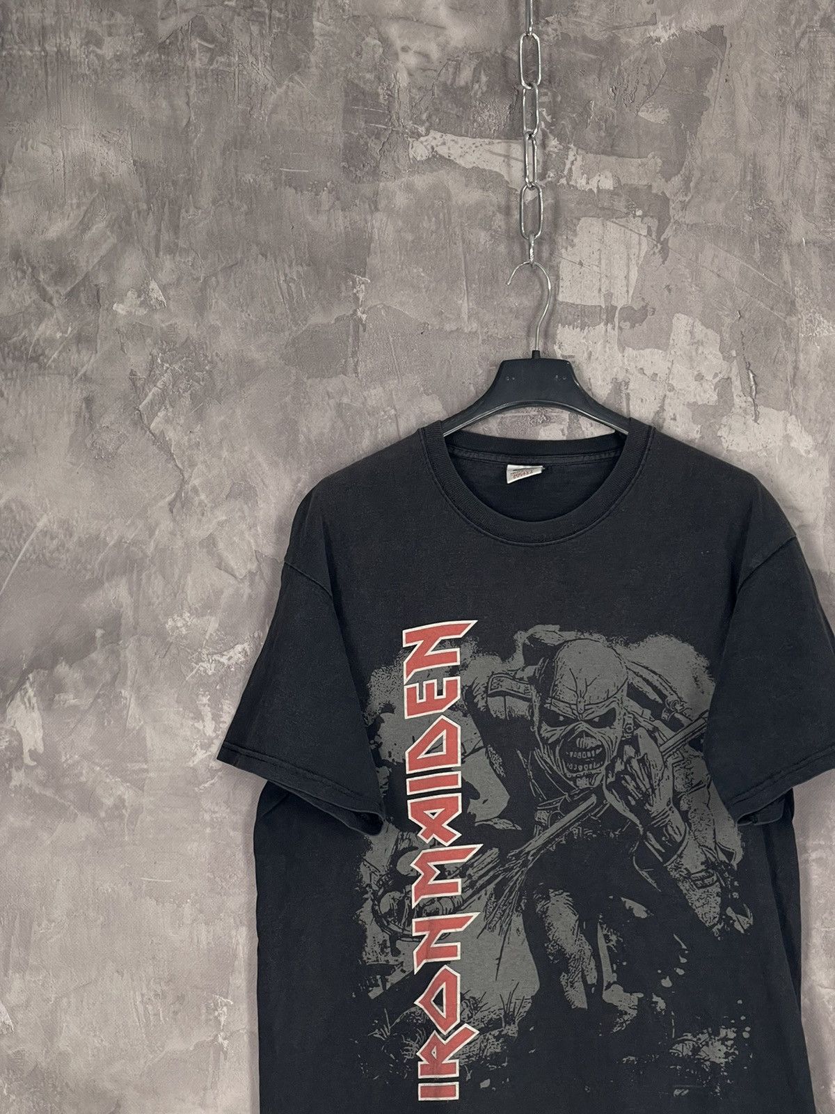 Band Tees Y2K Iron Maiden 00s Faded Stonewashed Promo T shirt Size US L / EU 52-54 / 3 - 3 Thumbnail