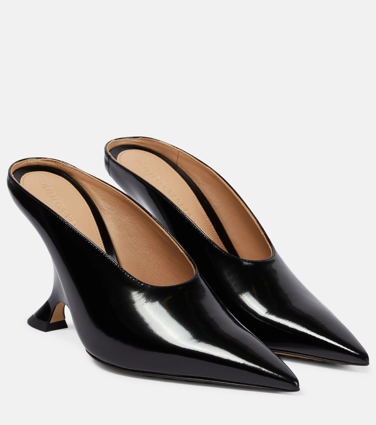 Bottega Veneta o1n1vont1225 Rocket Mules in Black Size US 10 / IT 40 - 3 Thumbnail