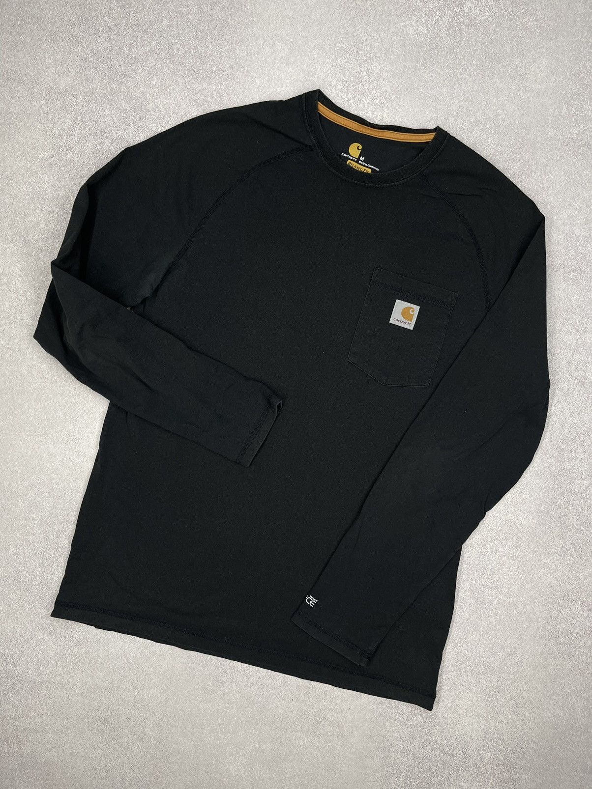 Carhartt Vintage Carhartt Force Cotton Longsleeve Black Y2K Size US M / EU 48-50 / 2 - 1 Thumbnail