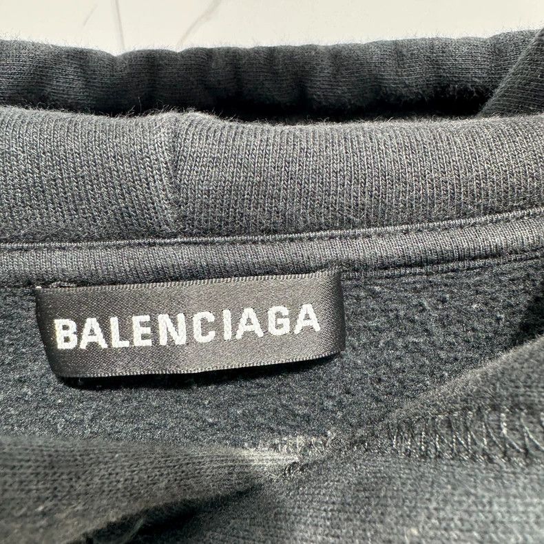 Balenciaga Balenciaga Distressed Sinner Hoodie Size US S / EU 44-46 / 1 - 4 Thumbnail
