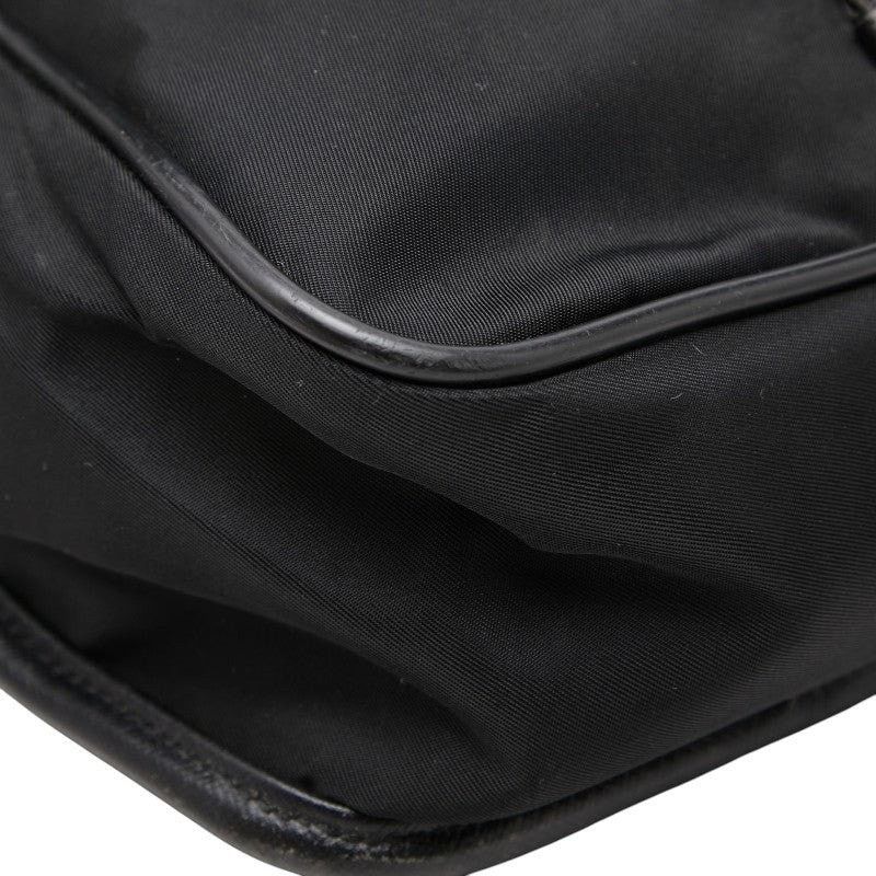 Prada Prada Nylon Logo Shoulder Bag Black Size ONE SIZE - 2 Thumbnail