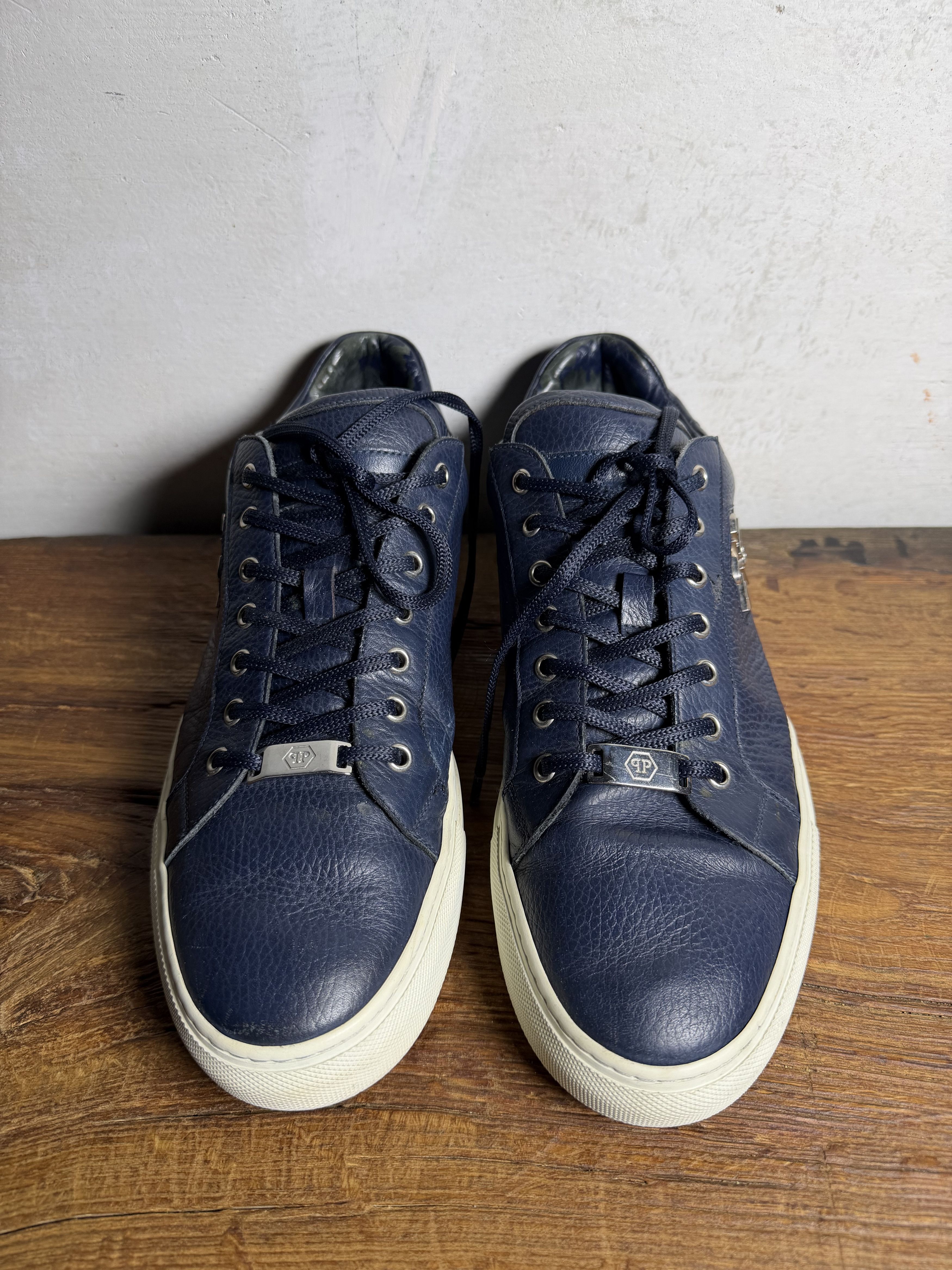 Philipp Plein Phillip Plein Lo-Top Sneakers PP1978 Size US 12 / EU 45 - 10 Thumbnail