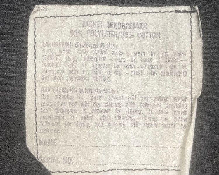 Vintage 80’s Military Deck Jacket Creighton Windbreaker Chin Strap Size US XL / EU 56 / 4 - 8 Thumbnail