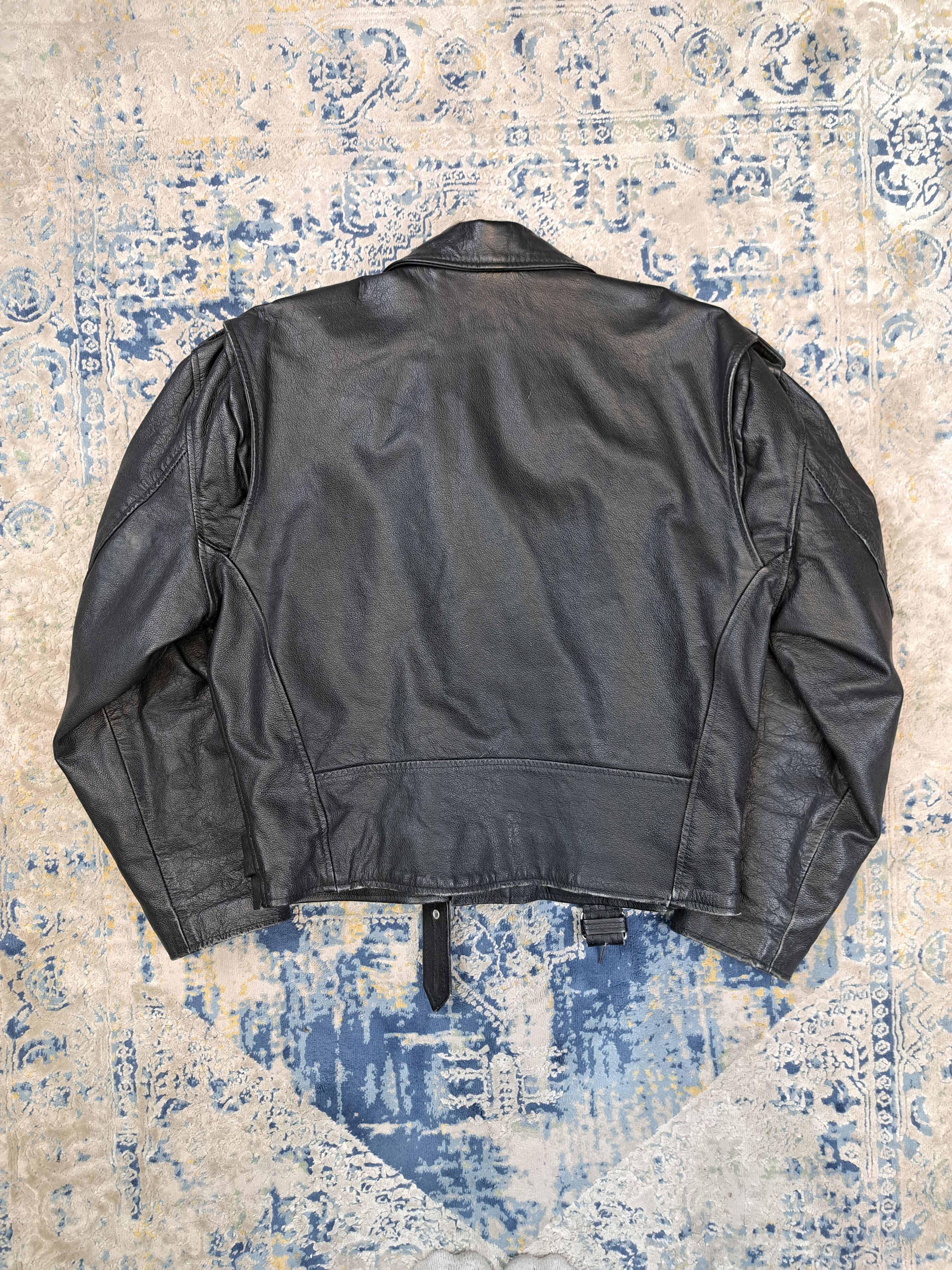 Genuine Leather Genuine Leather Heavyweight Cropped Ramones Jacket Size US XL / EU 56 / 4 - 5 Thumbnail