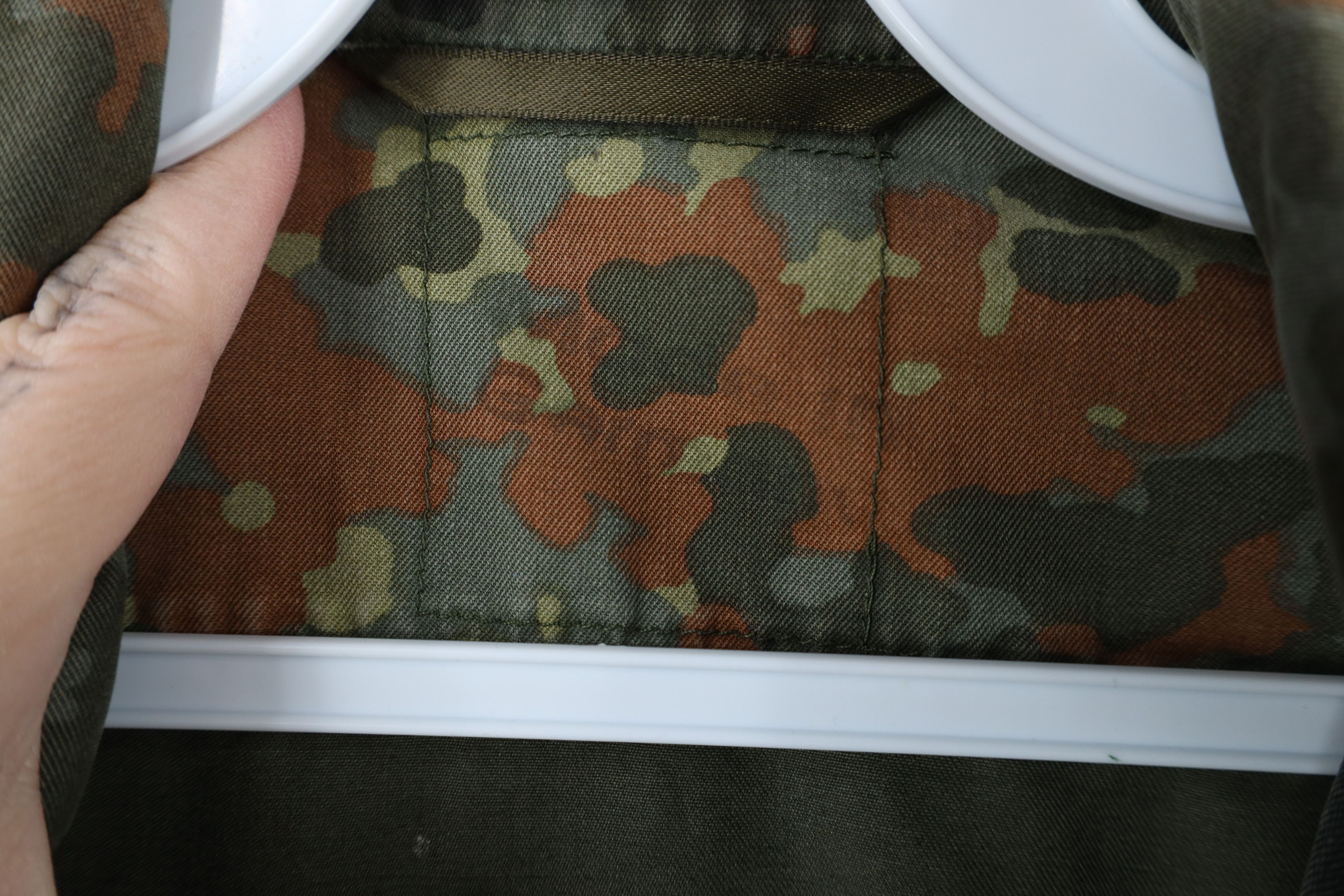 Vintage Vintage 90s German Military Camouflage Shirt Field Jacket Size US M / EU 48-50 / 2 - 9 Thumbnail