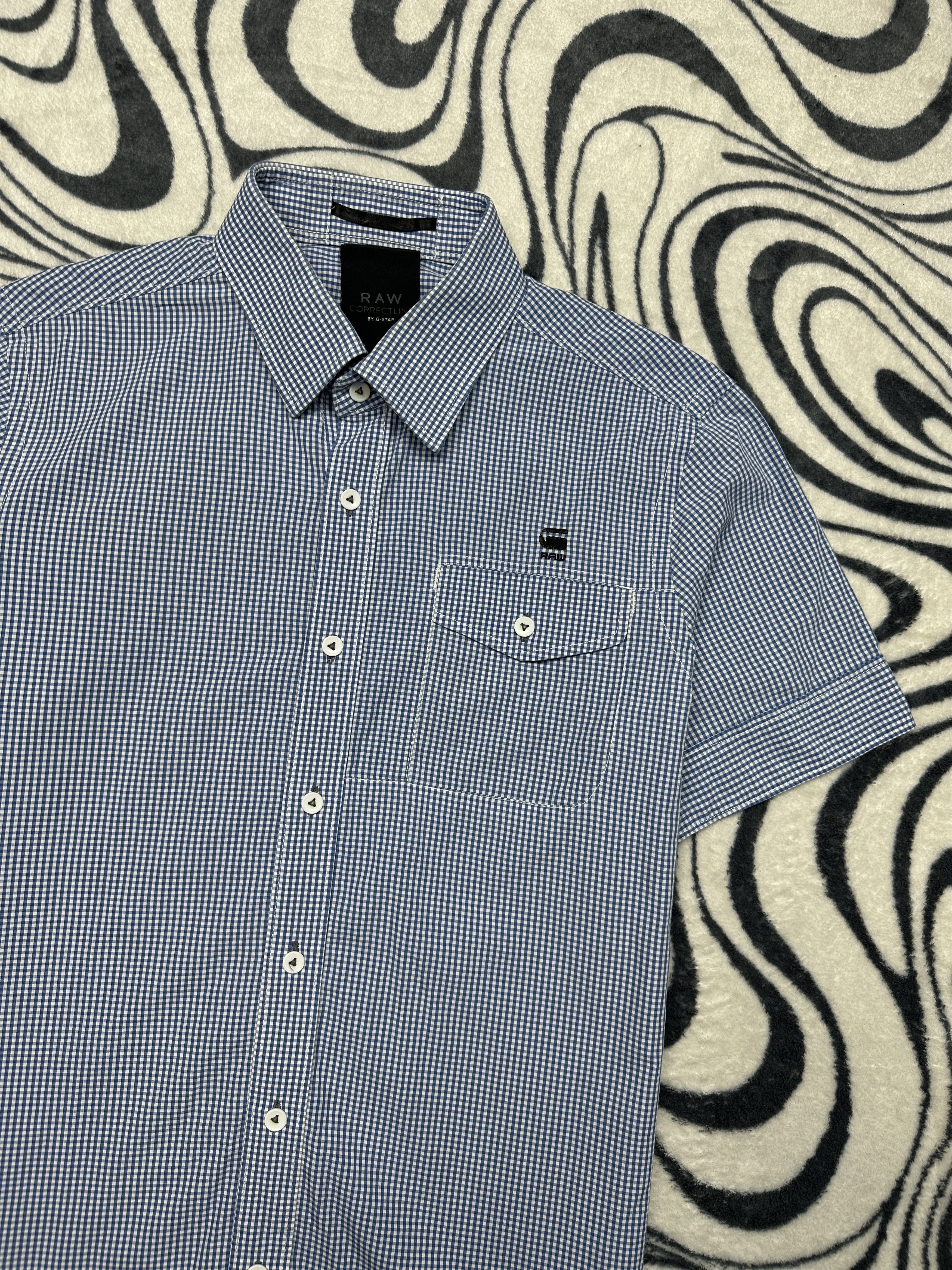 G-Star G Star Raw Mens New North Short Sleeve Shirt Size US M / EU 48-50 / 2 - 2 Thumbnail