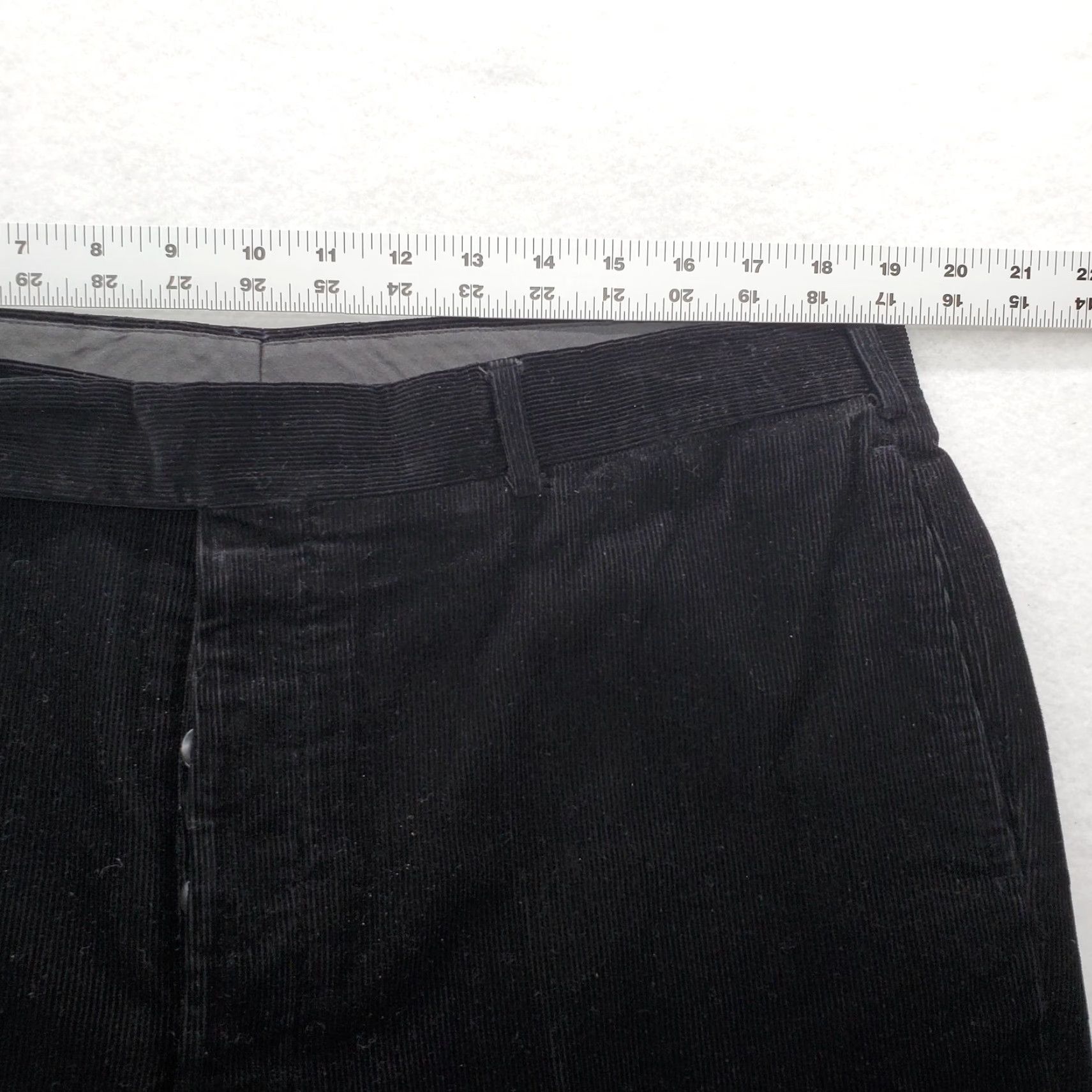 Polo Ralph Lauren VINTAGE Polo Ralph Lauren Corduroy Pants Mens 38x30 Black Button Fly Cuffed VTG Size US M / EU 48-50 / 2 - 7 Thumbnail
