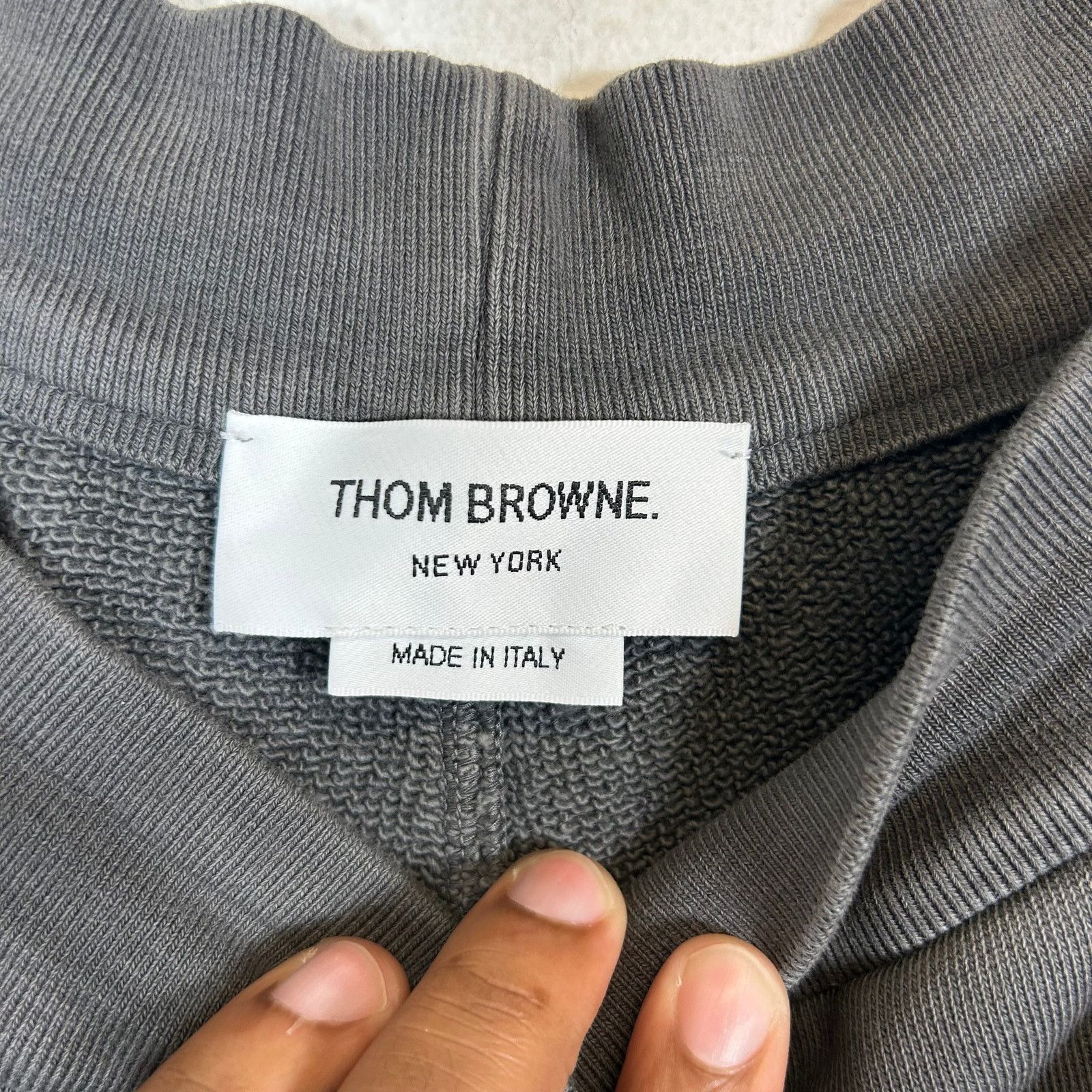Thom Browne Thom Browne Dark Grey RWB Back Tag Sweatpants Size 5 Size US 38 / EU 54 - 3 Thumbnail