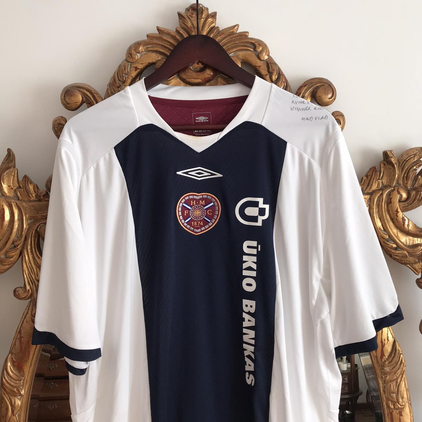 Umbro Umbro Hearts of Midlothian 2008/09 away soccer jersey Sz xxl Size US XXL / EU 58 / 5 - 2 Thumbnail