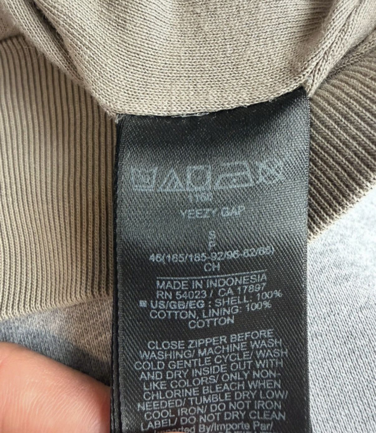 Gap × Yeezy Yeezy Gap double layer gray zip hoodie Size US S / EU 44-46 / 1 - 6 Thumbnail