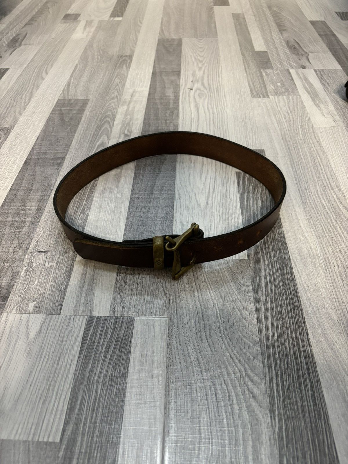 Needles x Martin Faizey Leather Quick Release Belt