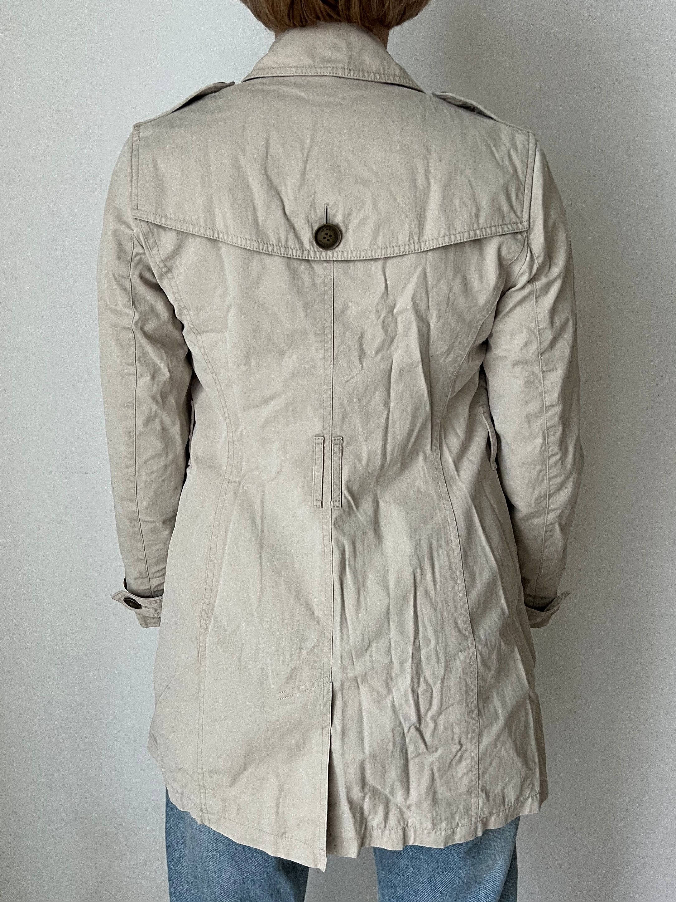 Burberry × Designer BURBERRY BRIT NOVA CHECK TRENCH DOUBLE BREASTED US4 UK6 IT38 Size S / US 4 / IT 40 - 4 Thumbnail
