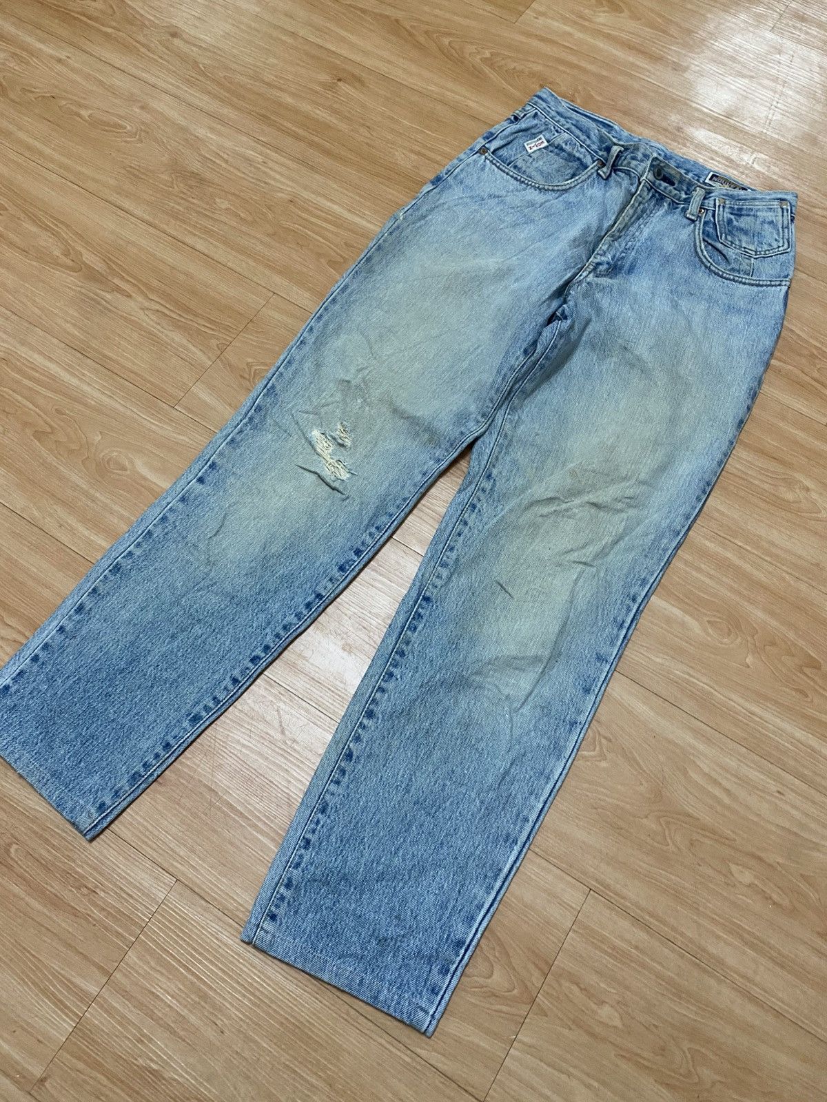 Edwin × Vintage Vintage edwin 5 pocket nouveau distressed denim Size US 30 / EU 46 - 3 Thumbnail