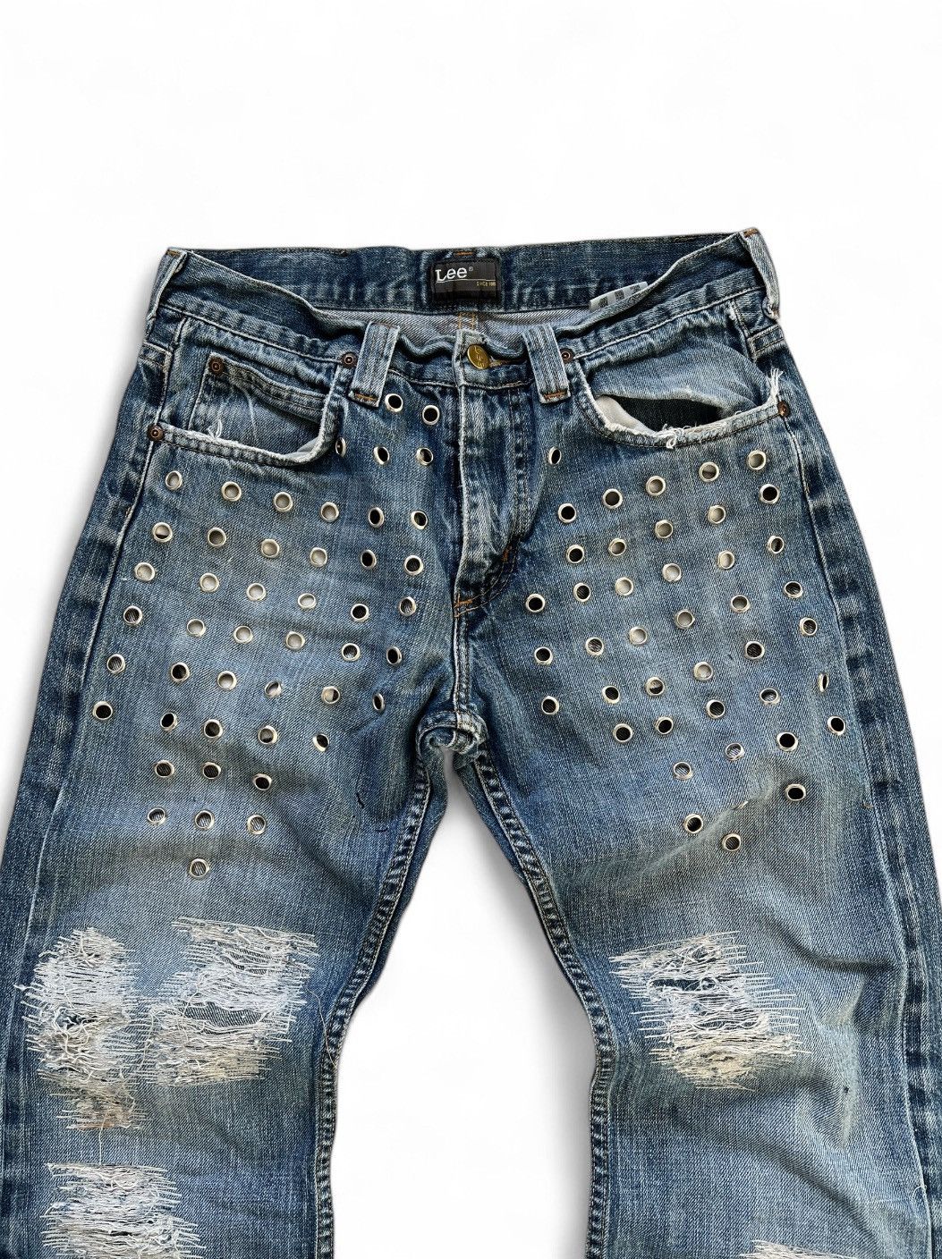 Hysteric Glamour × Japanese Brand 💥 HYSTERIC GLAMOUR BALENCIAGA STYLE JAPANESE JEANS Size US 32 / EU 48 - 2 Thumbnail