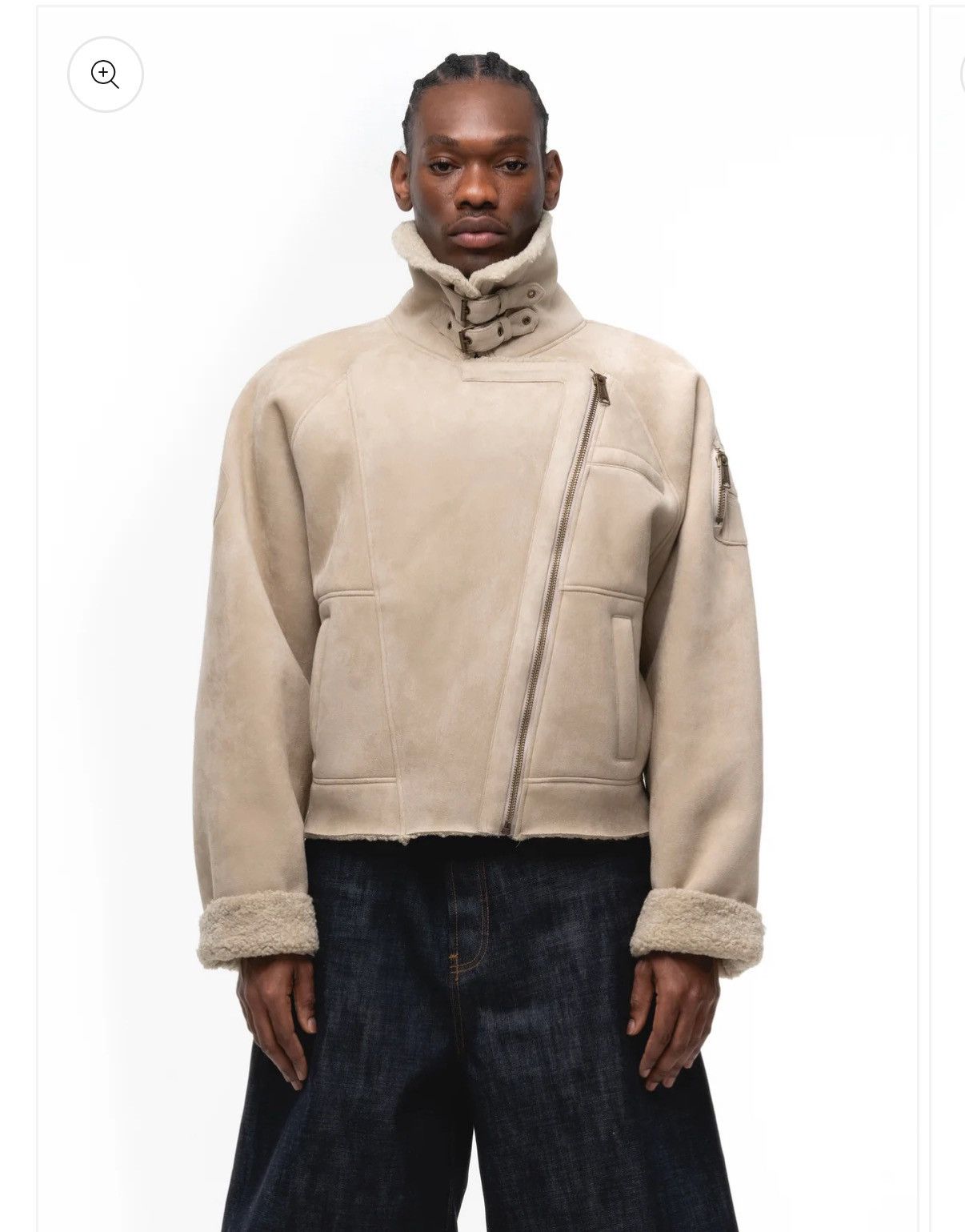 No Faith Studios No Faith Studios Heavy Flight Shearling Jacket Size US M / EU 48-50 / 2 - 1 Thumbnail